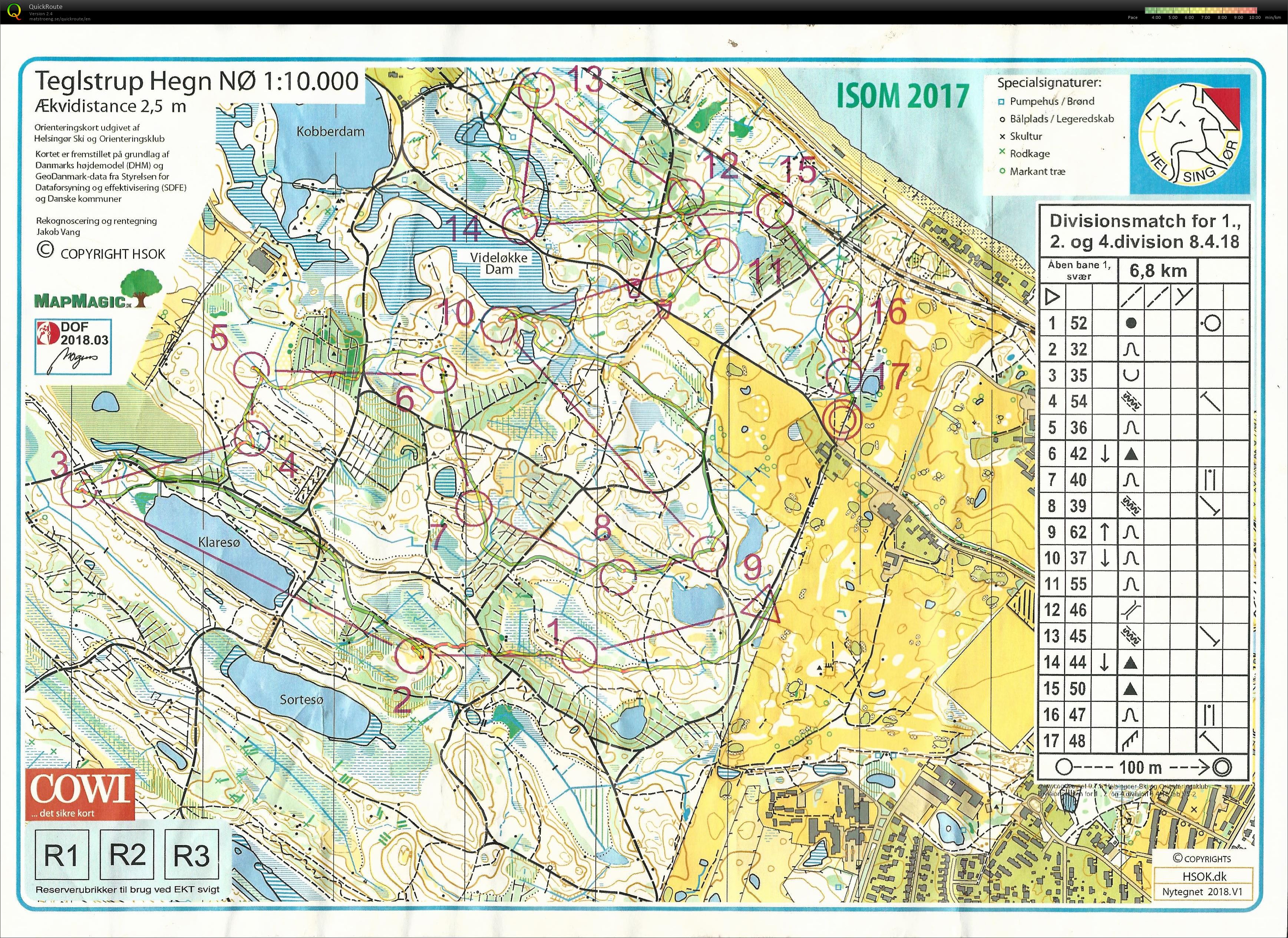 Divisionsmatch Teglstrup Hegn, Åben 1 (08-04-2018)