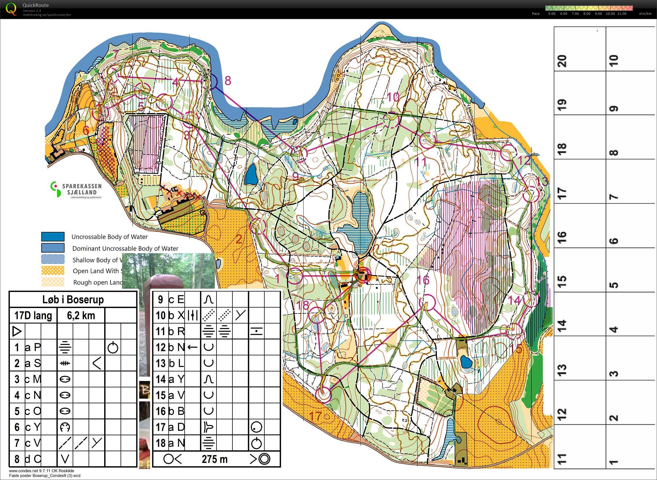 Lørdagsløb i Boserup 17D lang (2018-06-23)