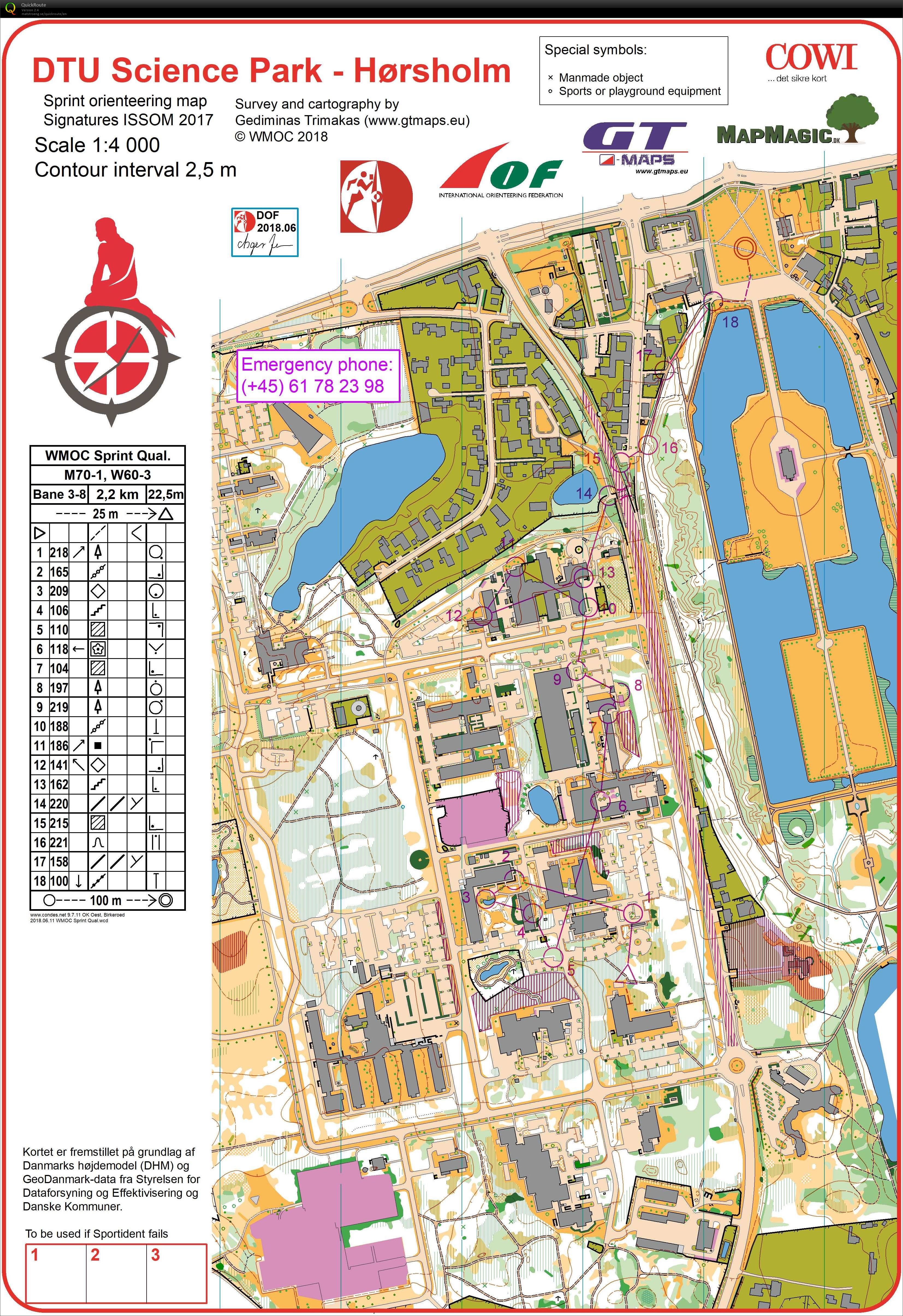 WMOC sprint kval H70-1 (07-07-2018)