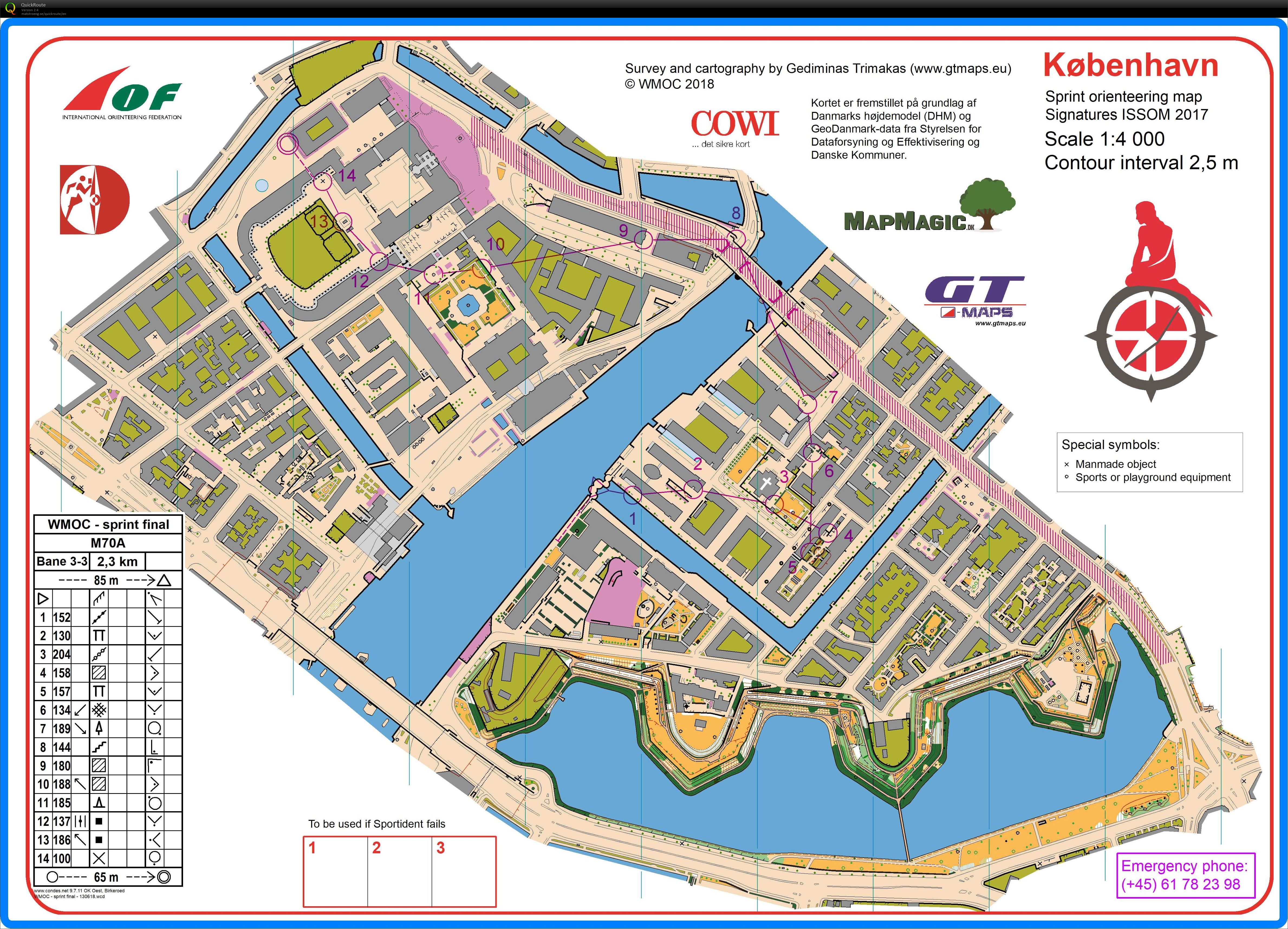 WMOC Sprint Final H70A (08-07-2018)