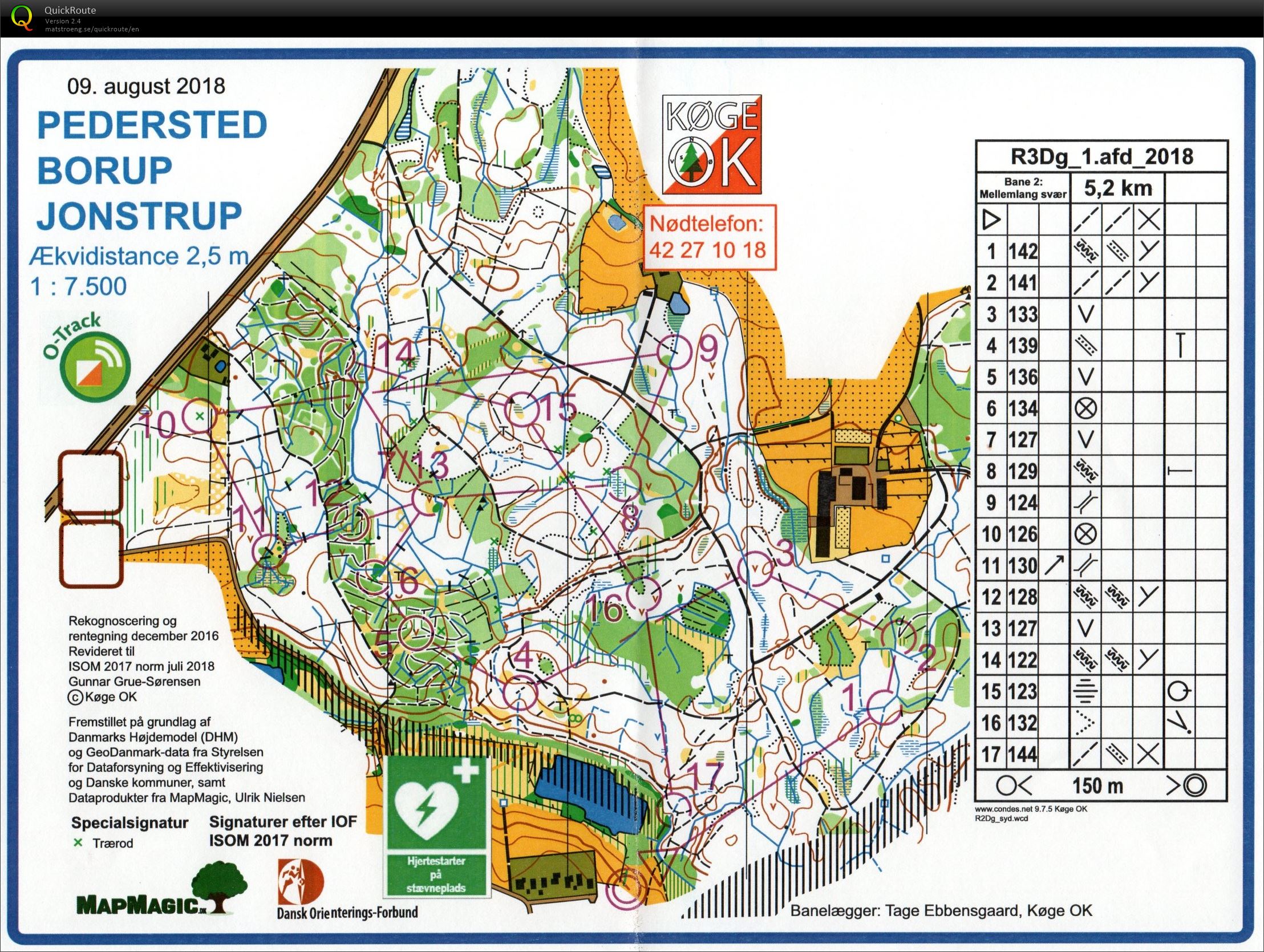 Roskilde 3-dages 1. etape Bane 2 (09.08.2018)