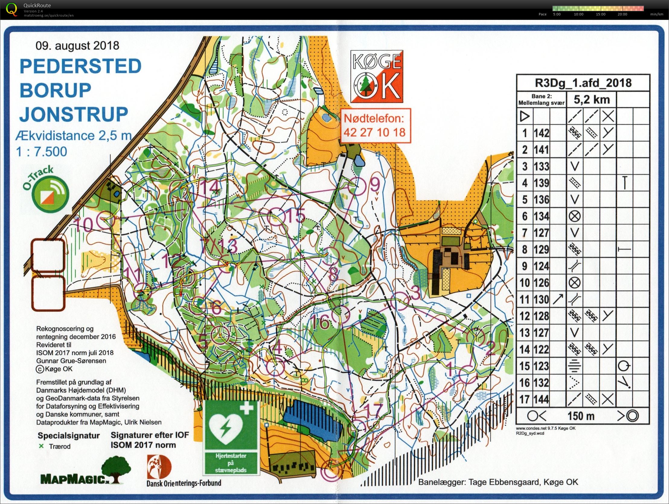 Roskilde 3-dages 1. etape Bane 2 (09.08.2018)