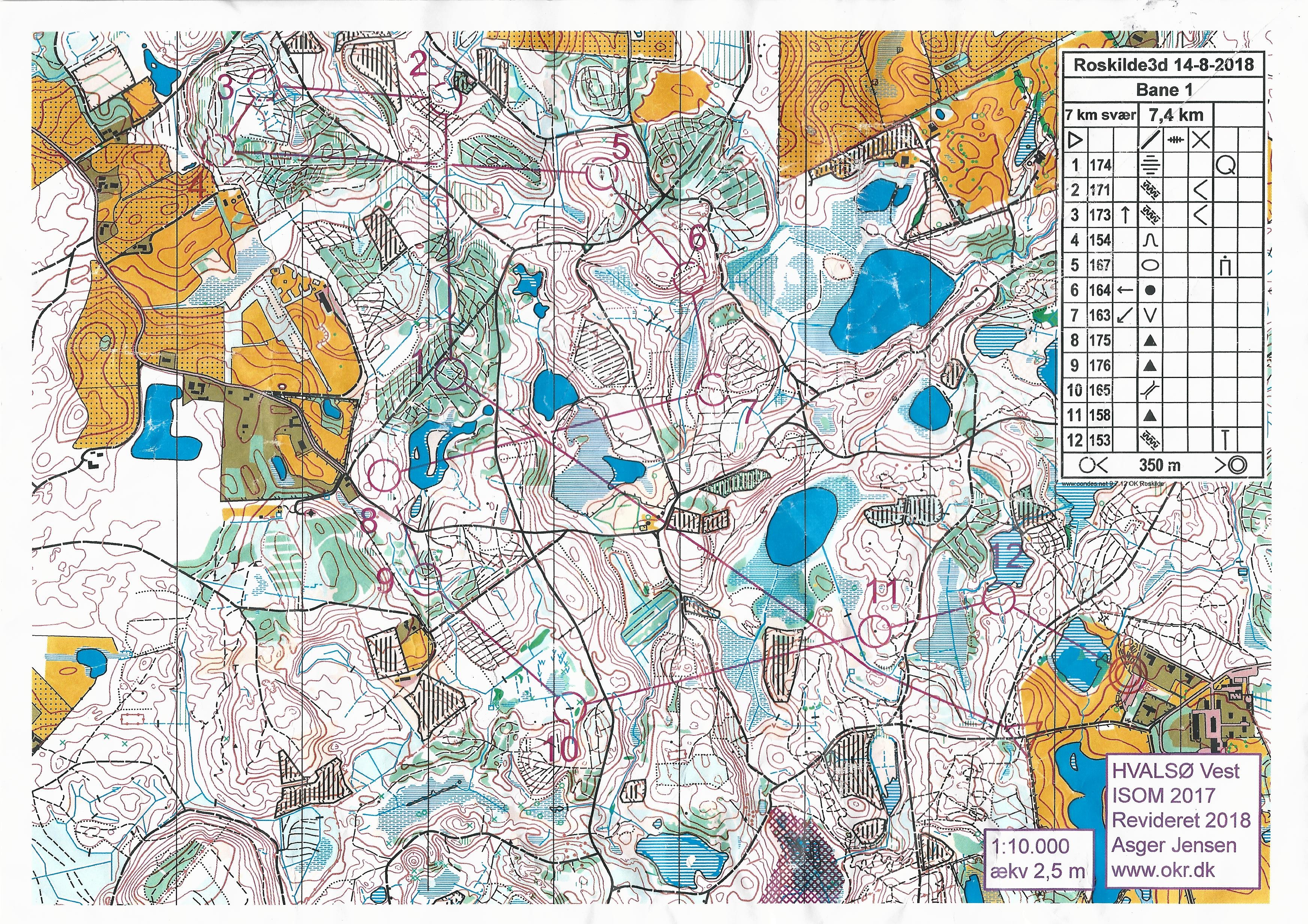 Roskilde 3-dages, Etape 2, Hvalsø Skovene Vest, Bane 1 (2018-08-14)