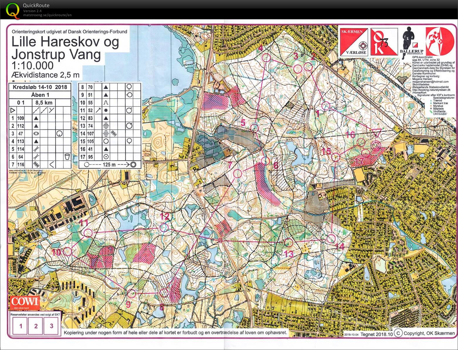 Kredsløb - Lille Hareskov/Jonstrup Vang (2018-10-14)