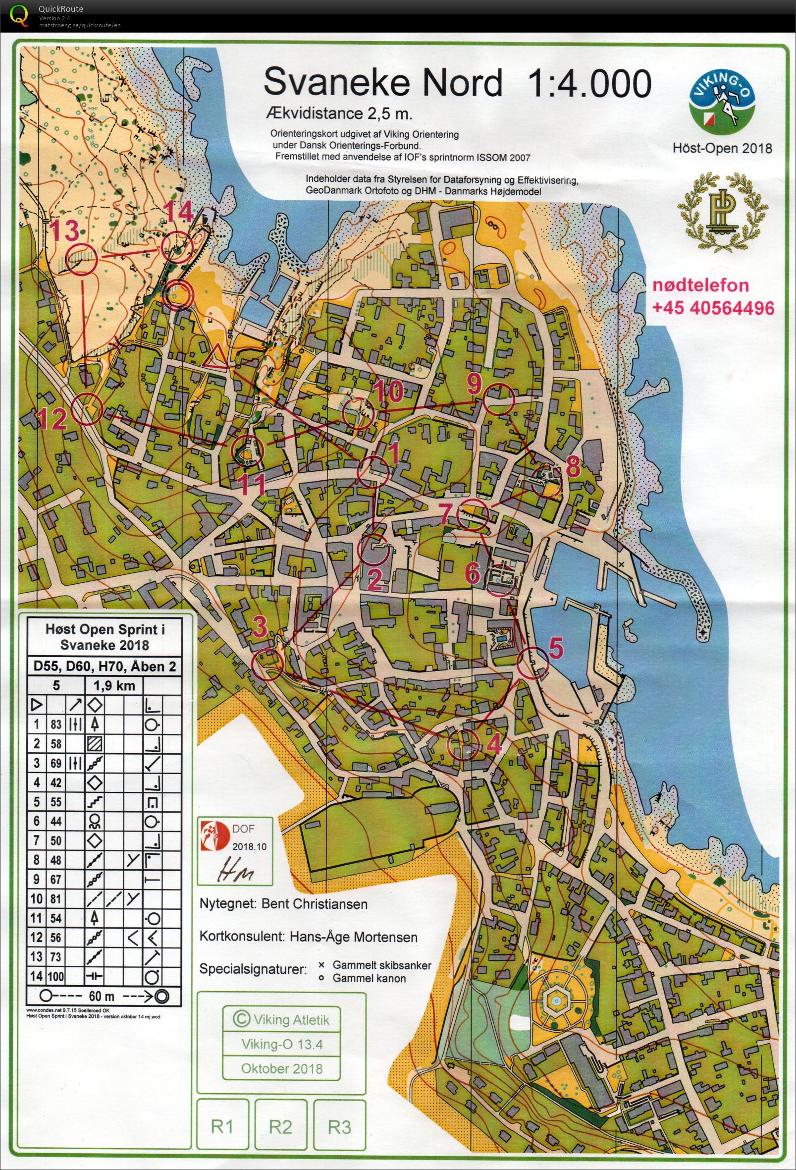 Höst Open sprint, H70 (26-10-2018)