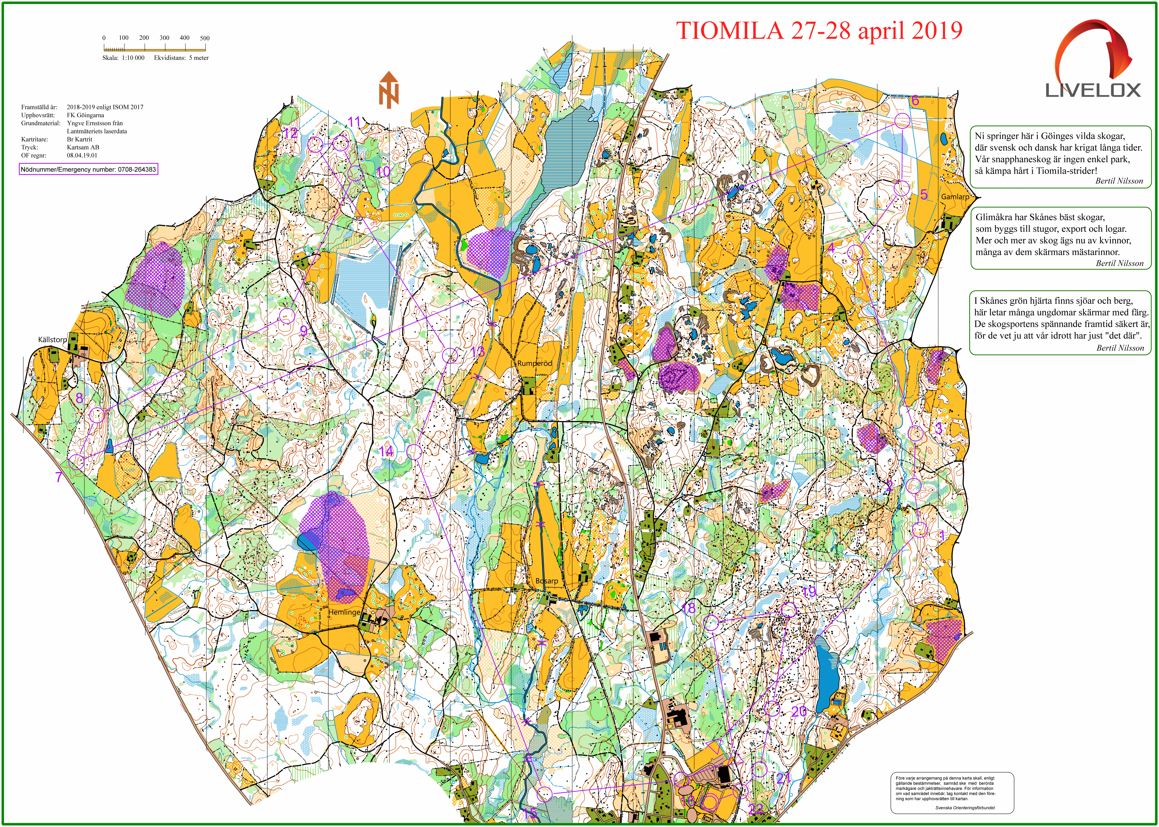 Tiomila (10mila) 2019, Leg 4 (28-04-2019)