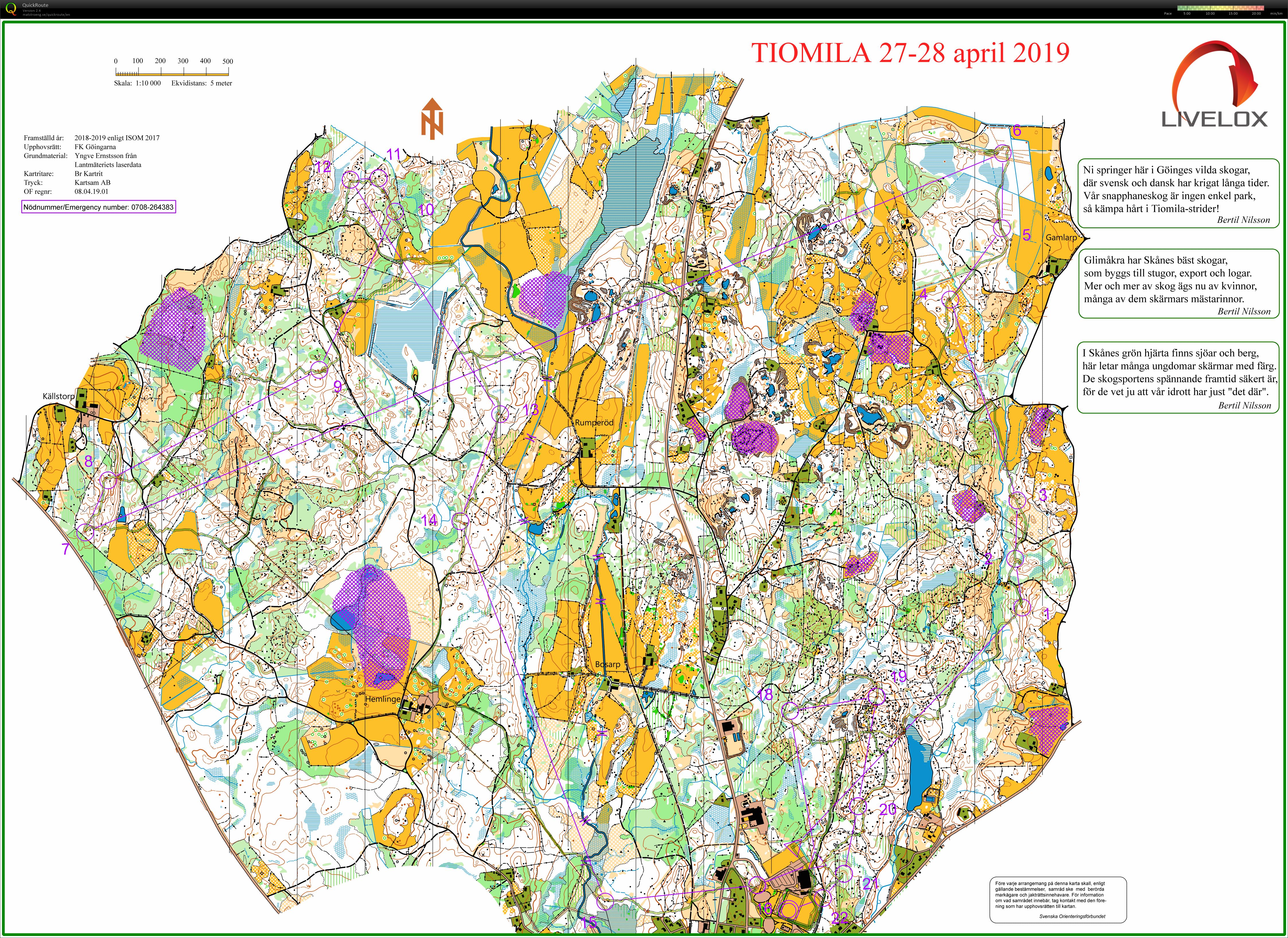 Tiomila (10mila) 2019, Leg 4 (28/04/2019)