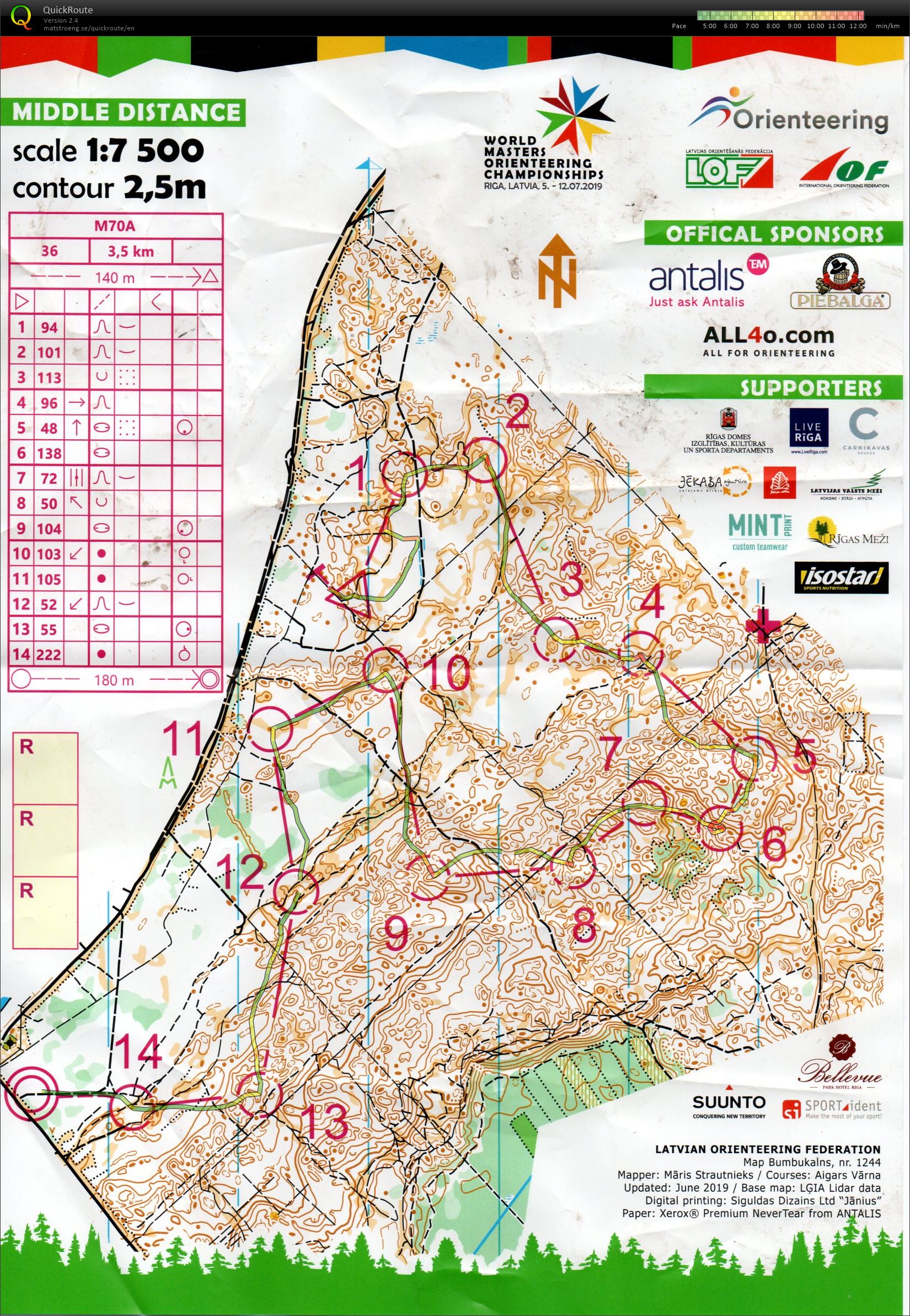 WMOC Middle Final M70A (10.07.2019)