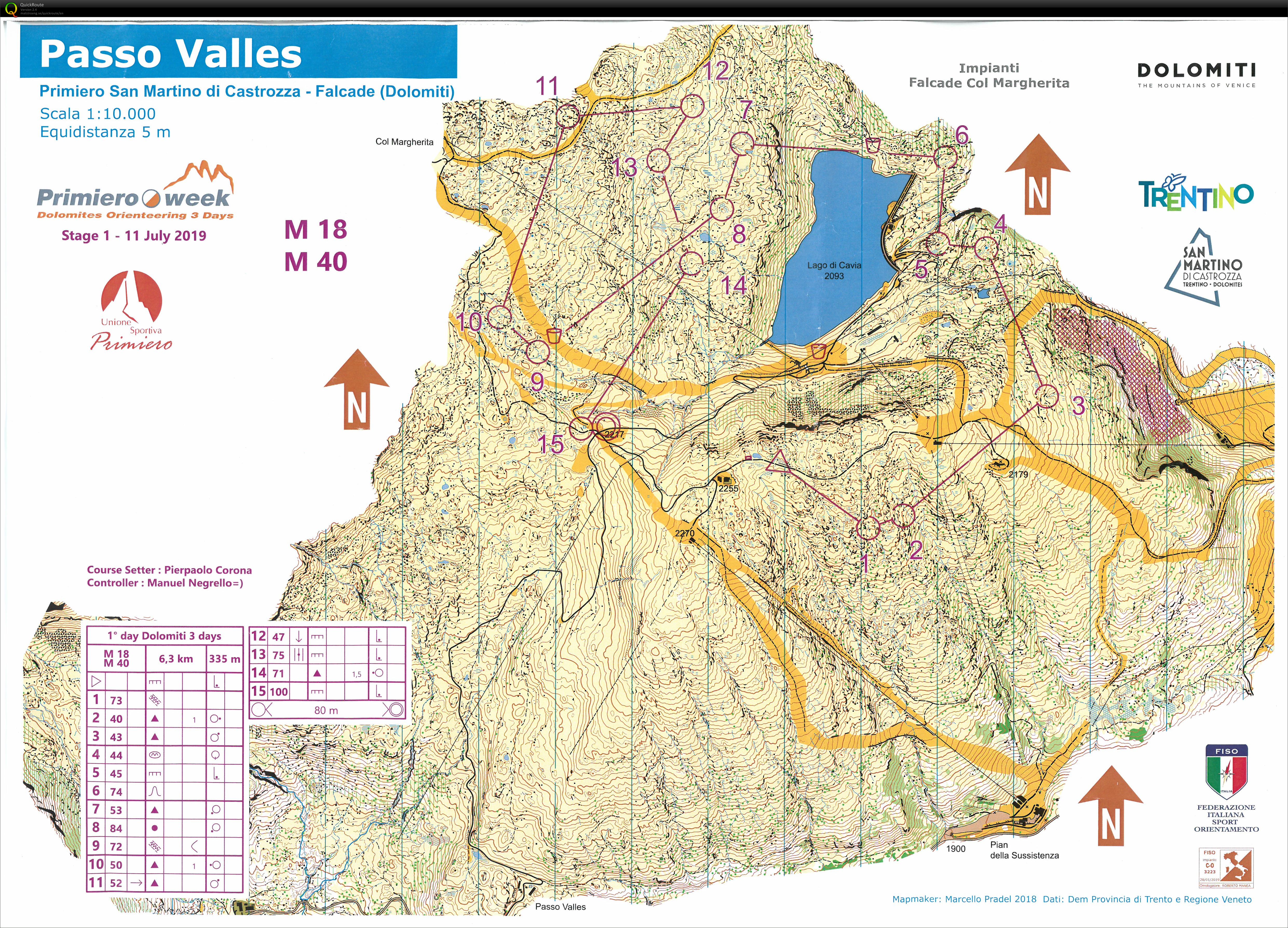 Primiero O-week etape 1 (2019-07-11)