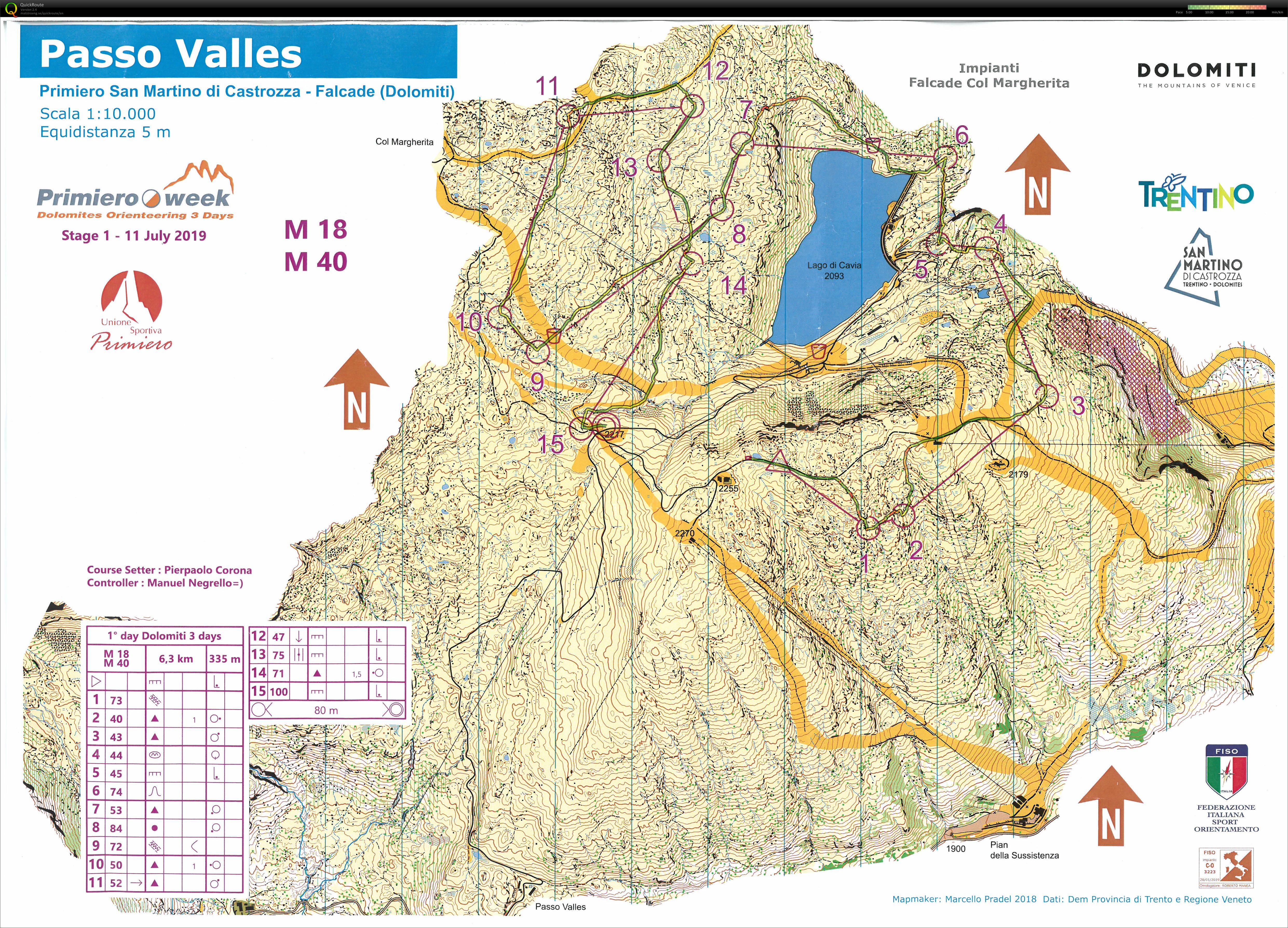 Primiero O-week etape 1 (2019-07-11)