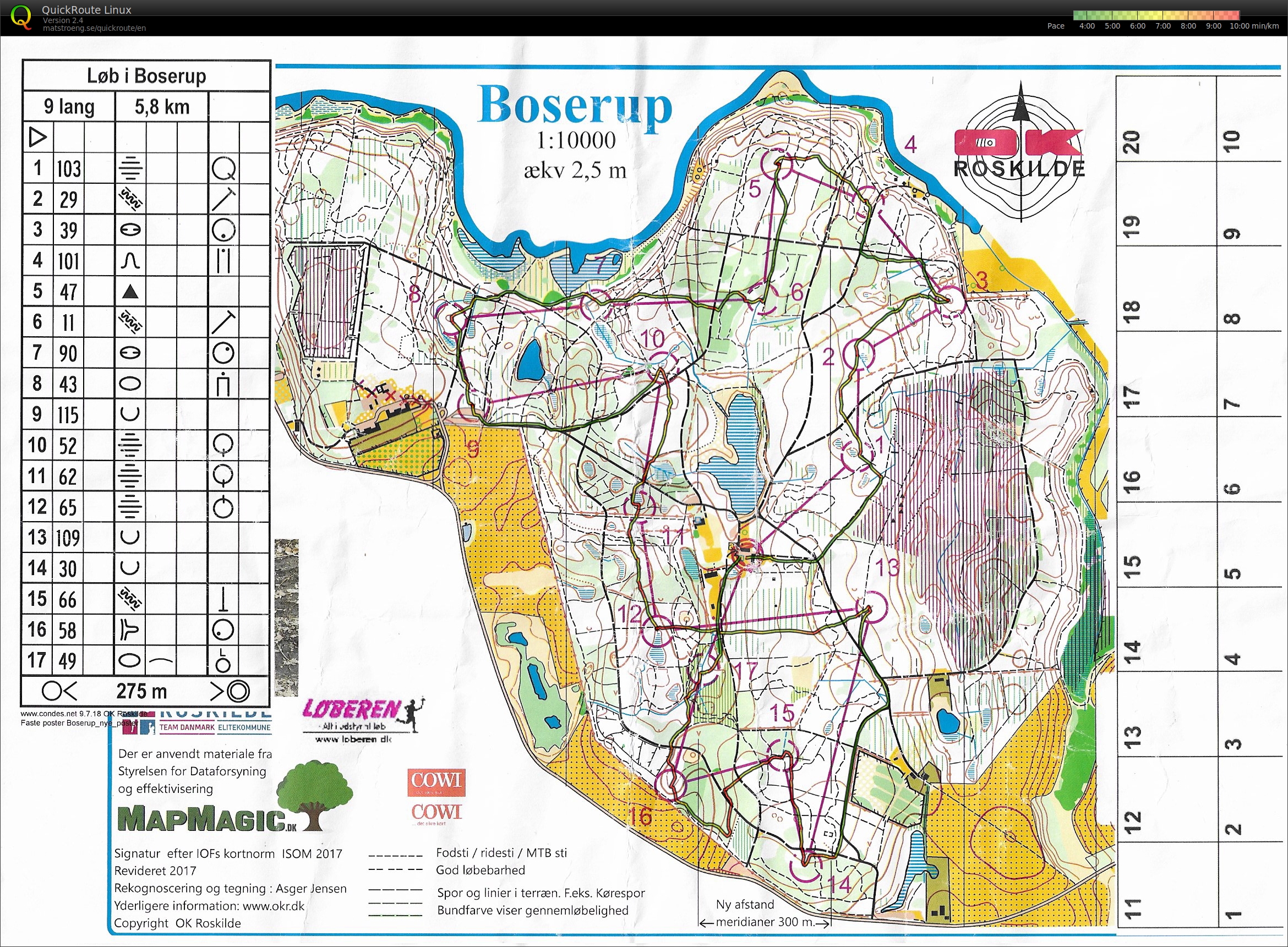 Lørdagsløb i Boserup 2019-11-09 (09/11/2019)