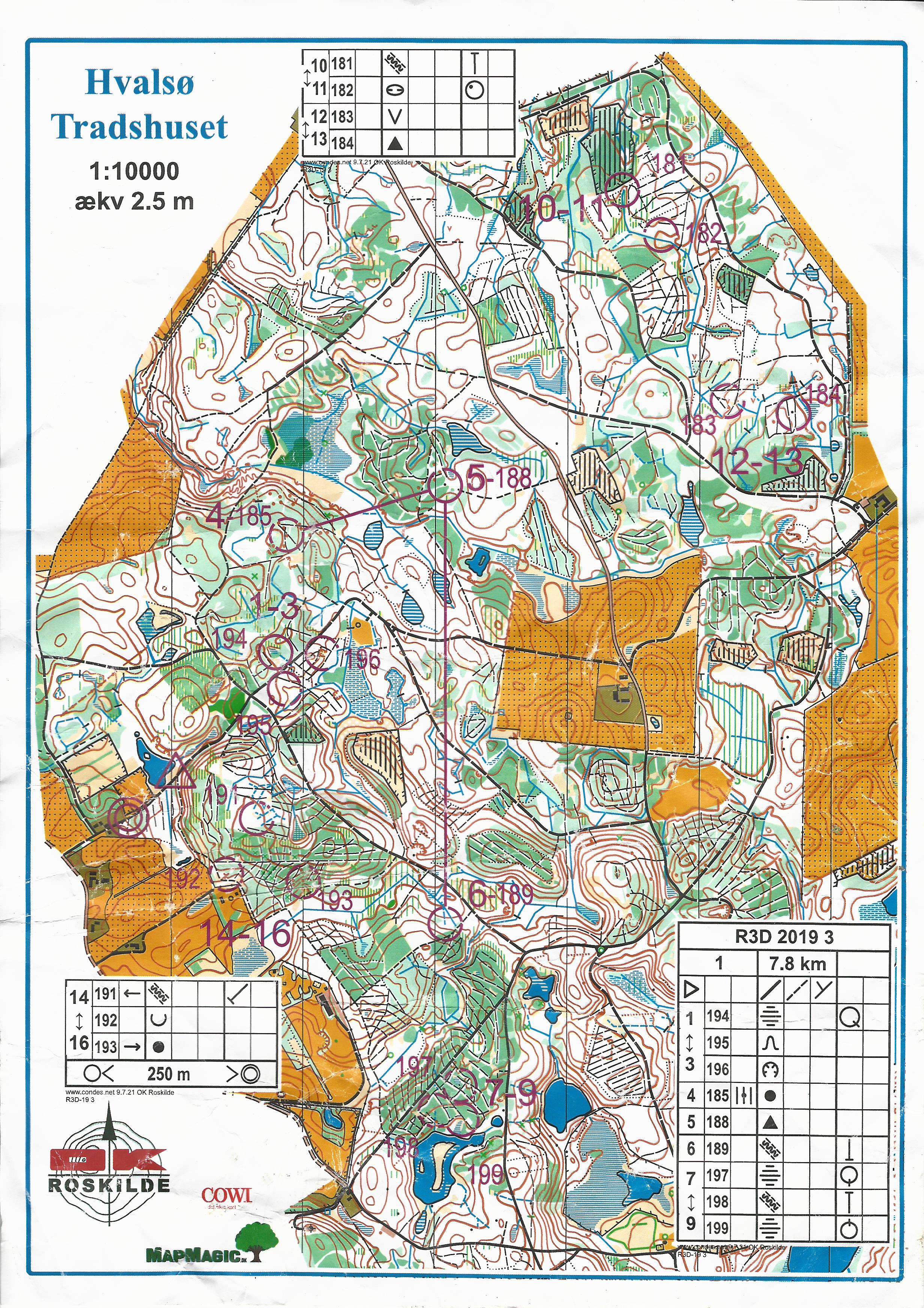 Roskilde 3-dages, Etape 3, Hvalsø Storskov og Valborup (2019-08-27)