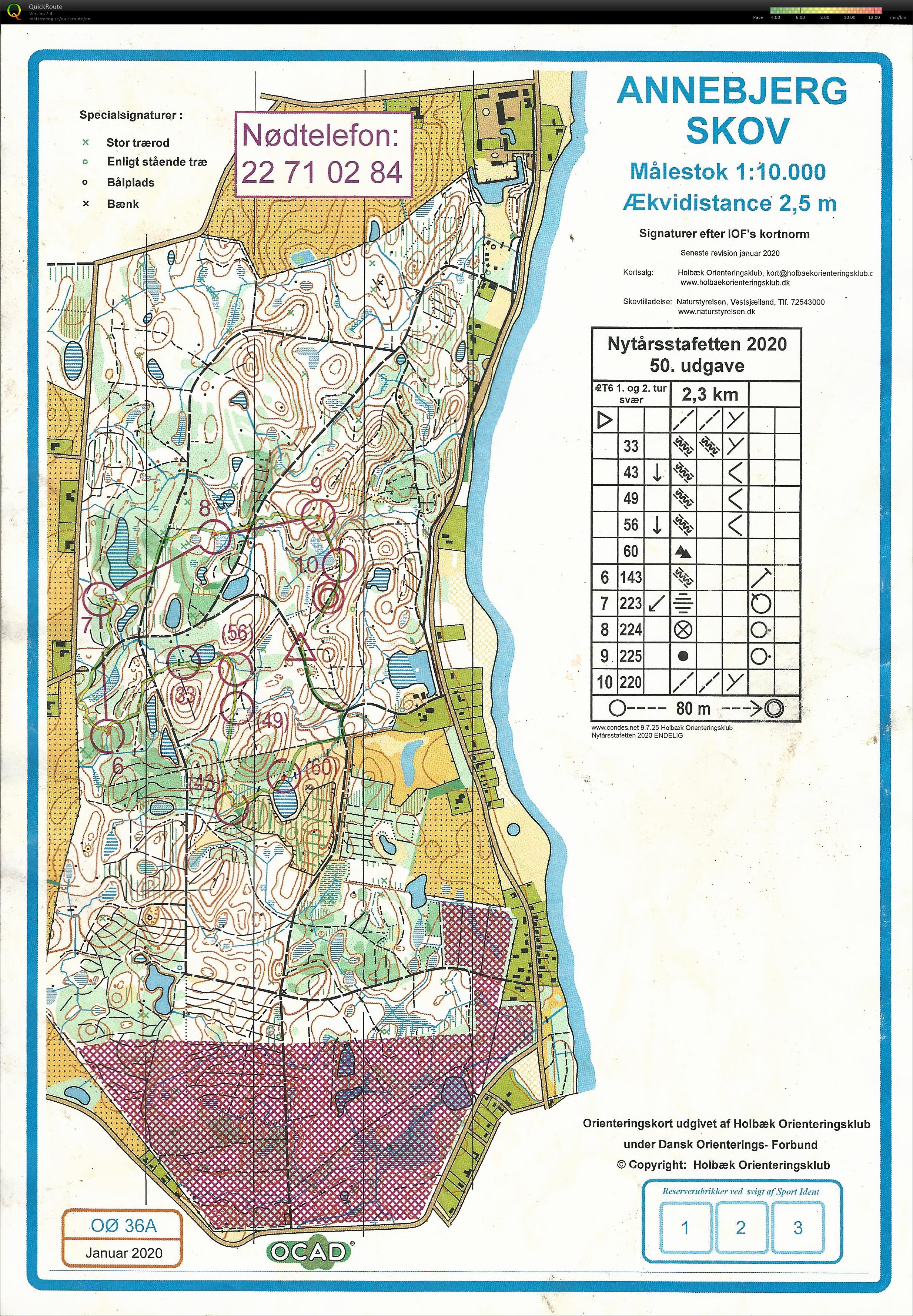 Nytårsstafet, Annebjerg Skov, 1.tur (2020-01-12)