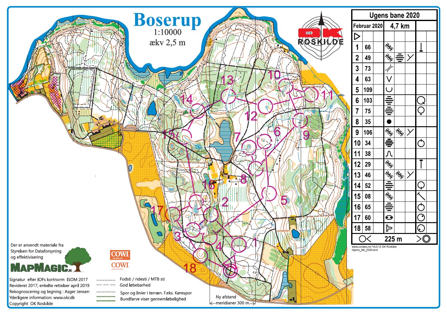 Træning Boserup, Ugens Corona-bane - Februar 2020 (2020-03-21)