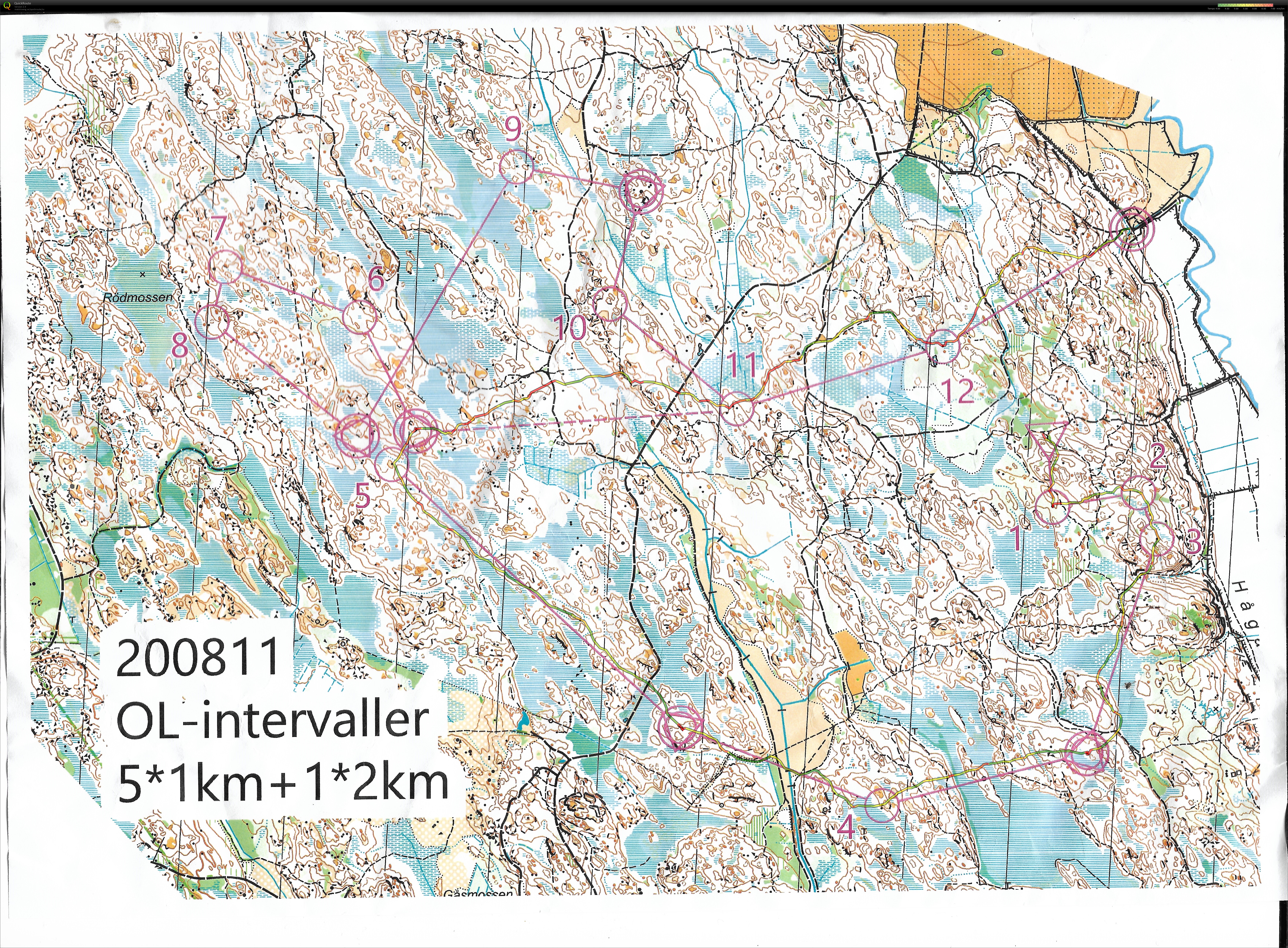 O-Intervaller Nåsten (11-08-2020)