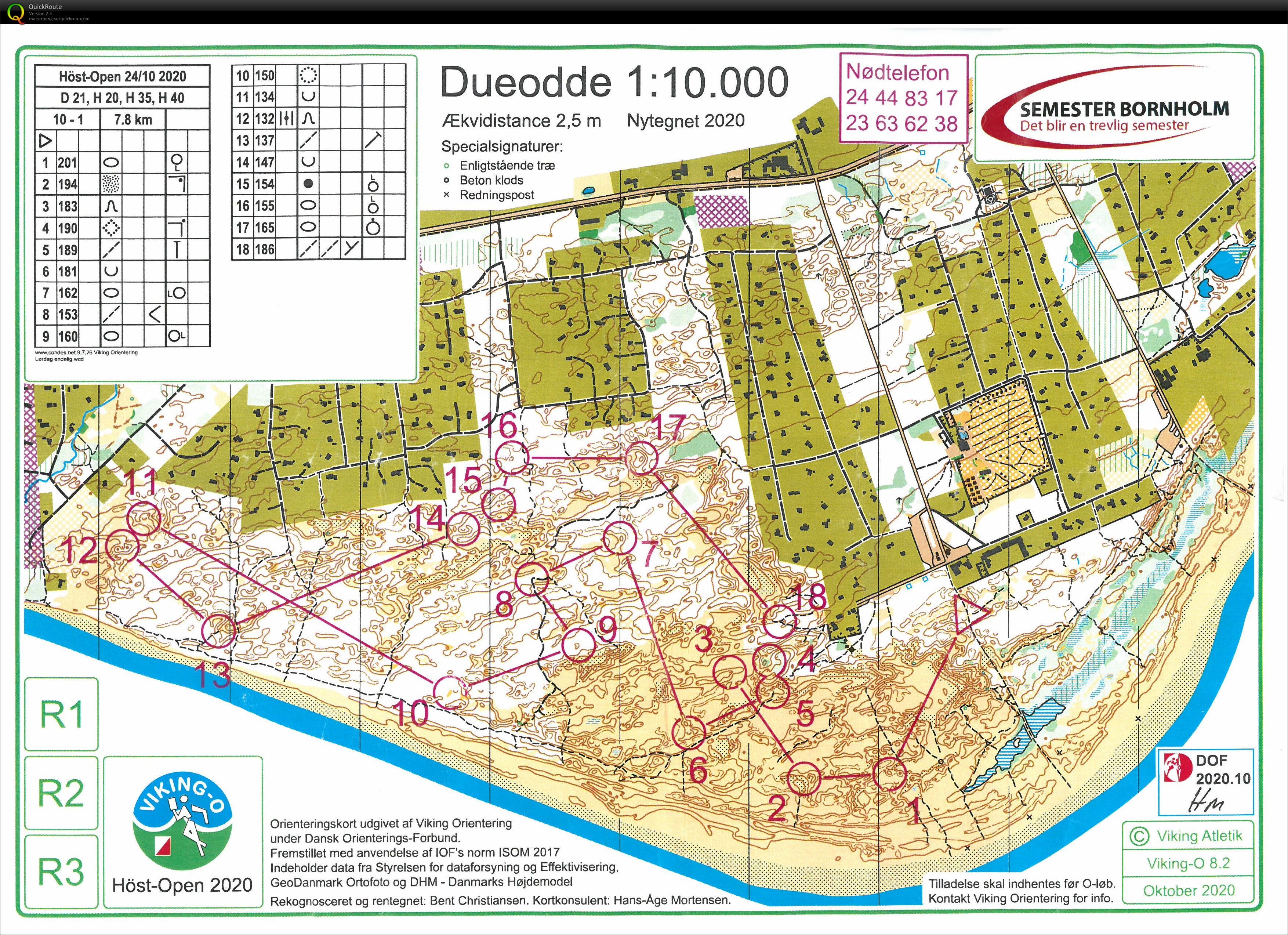 Höst-Open 2020 etape 1 del 1 (2020-10-24)