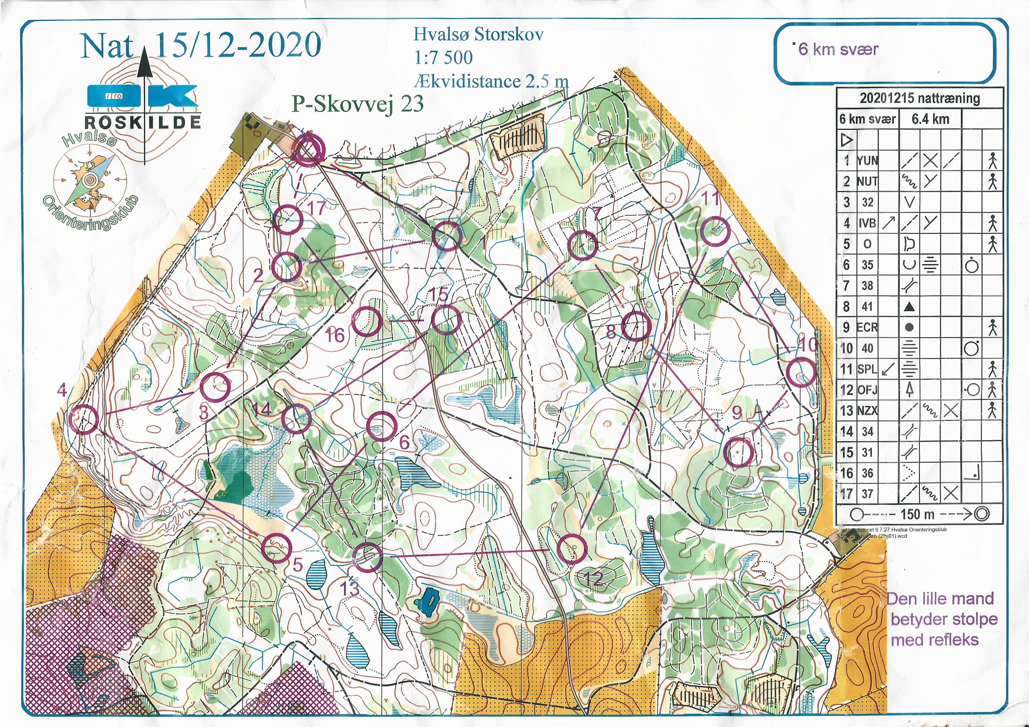 Nat-træning, Hvalsø Storskov (2020-12-15)