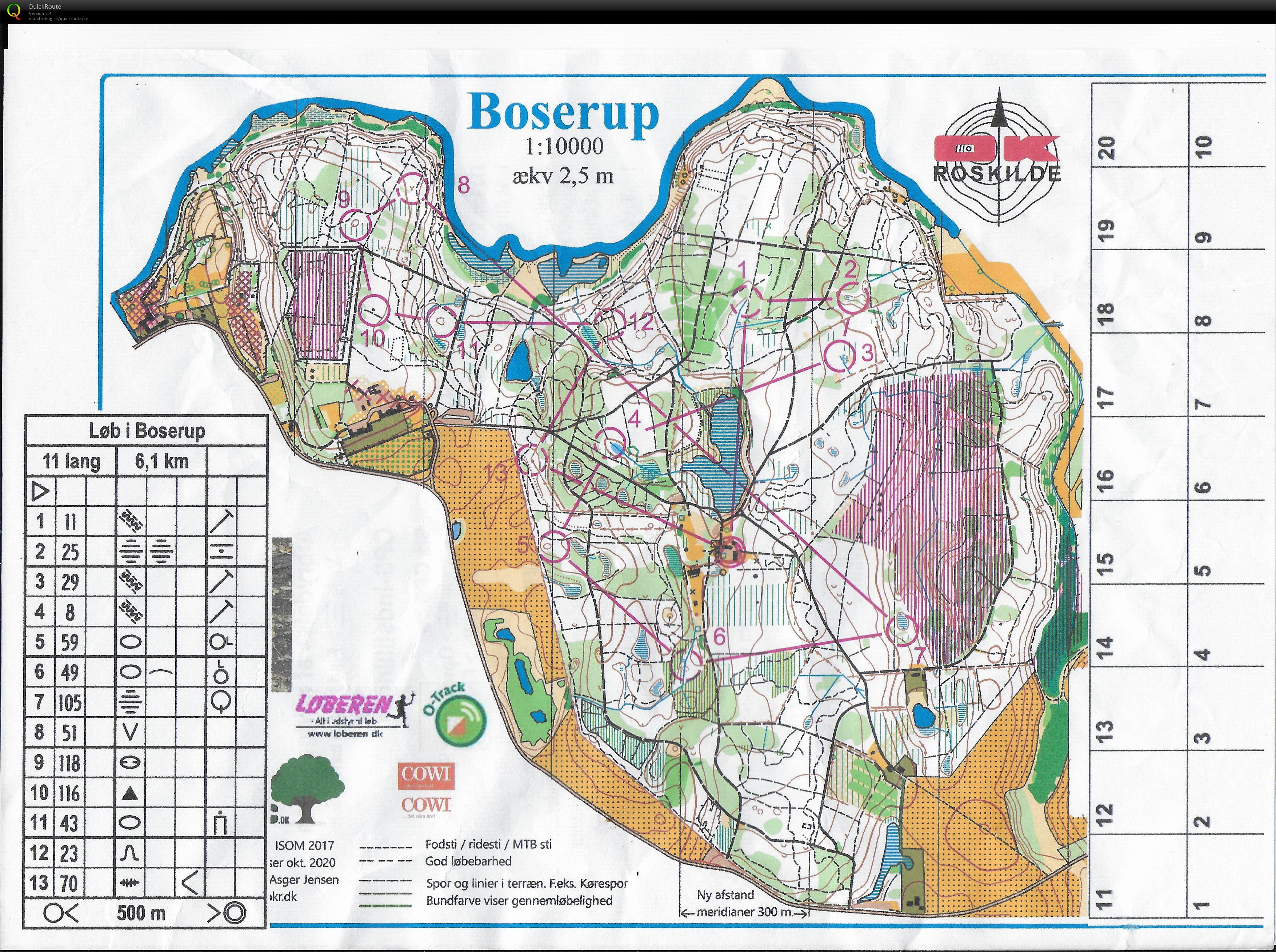 Lørdagsløb i Bosrup - 11 Lang - Coronaløb (10/01/2021)