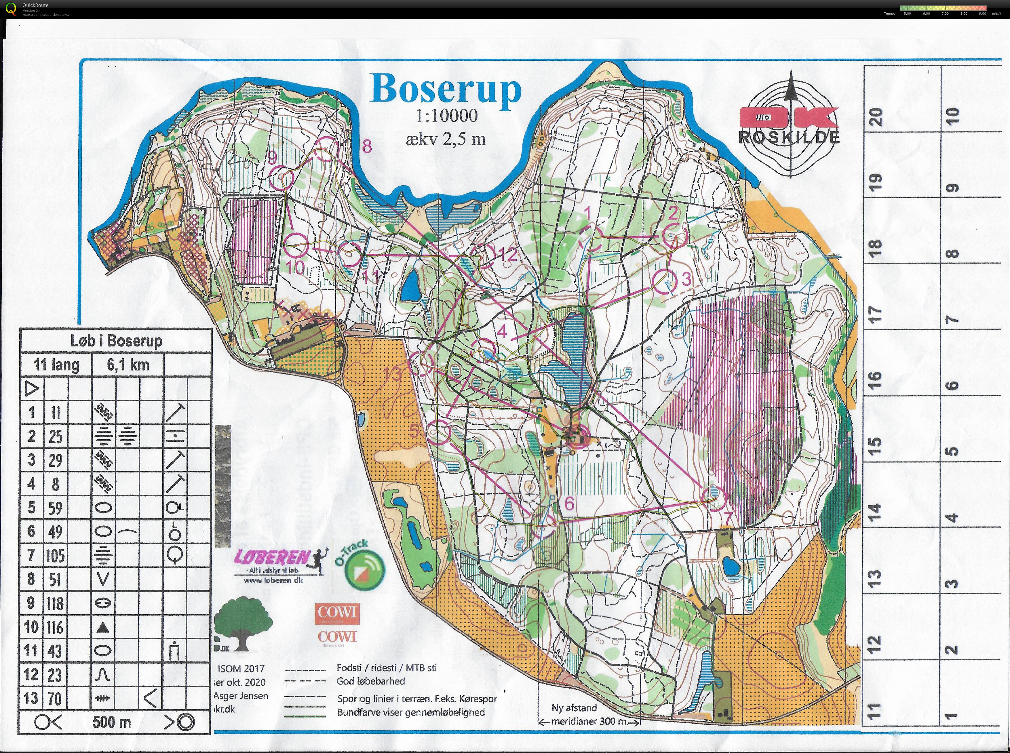 Lørdagsløb i Bosrup - 11 Lang - Coronaløb (10/01/2021)