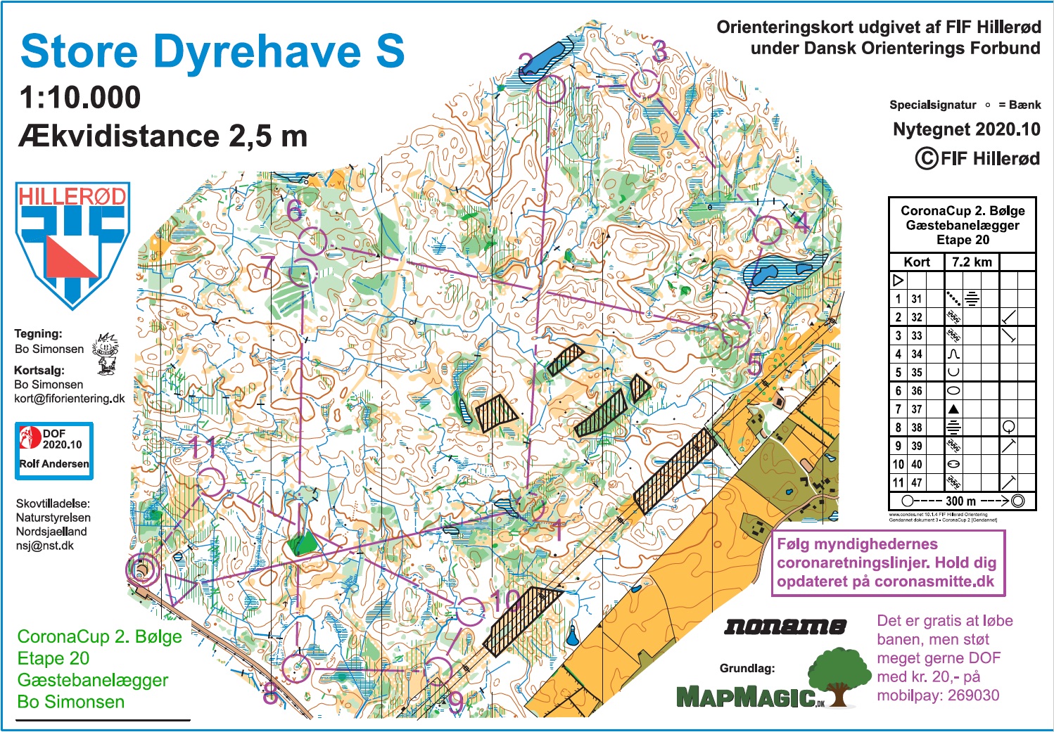 CoronaCup Etape 20, Store Dyrehave S, Svær Kort Ultimate (24-01-2021)