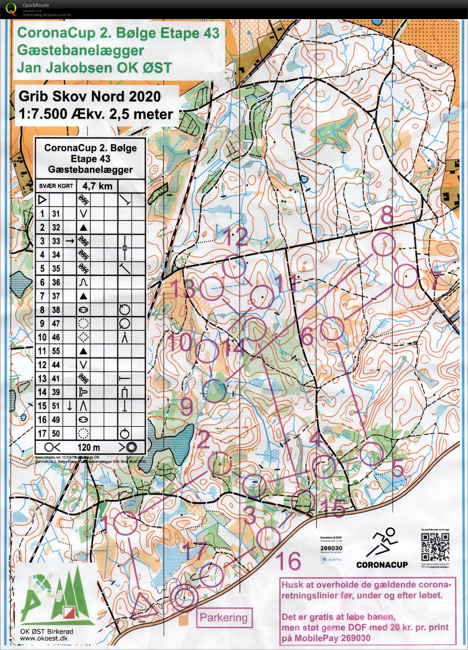 Corona Cup Et 43, Kort (2021-03-27)