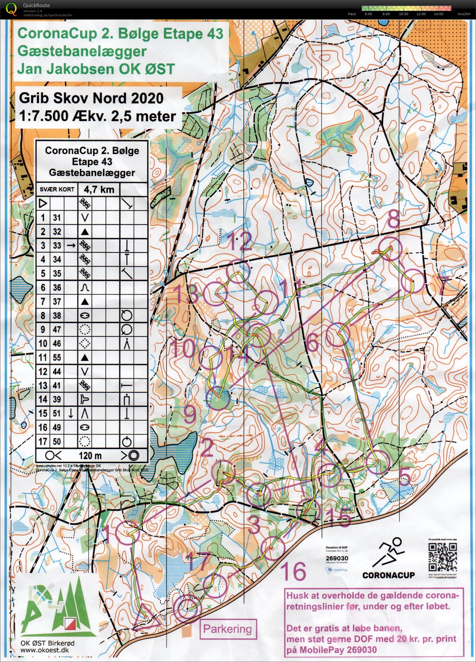 Corona Cup Et 43, Kort (2021-03-27)