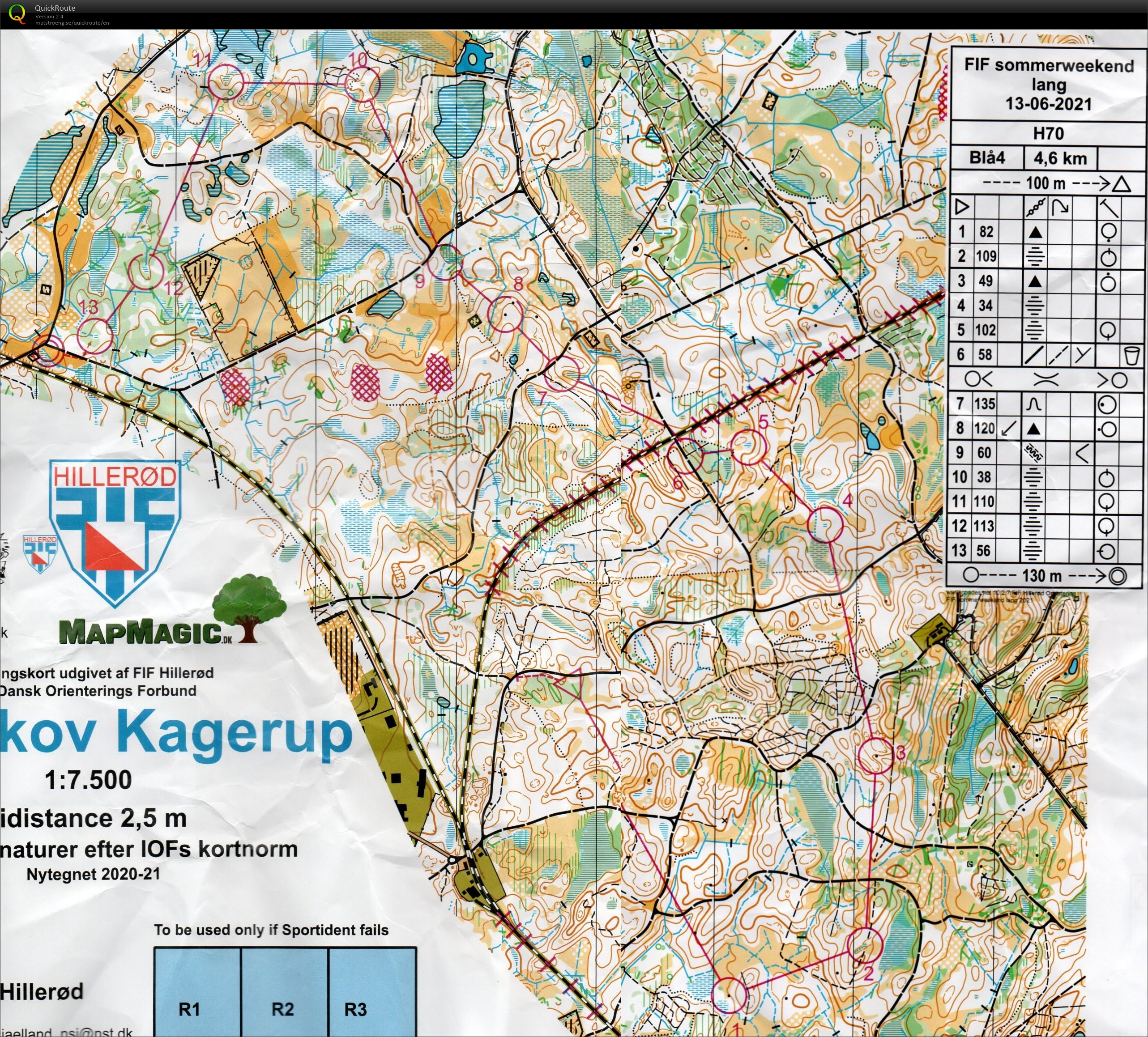 FIF Sommer weekend, lang, H70 (13-06-2021)