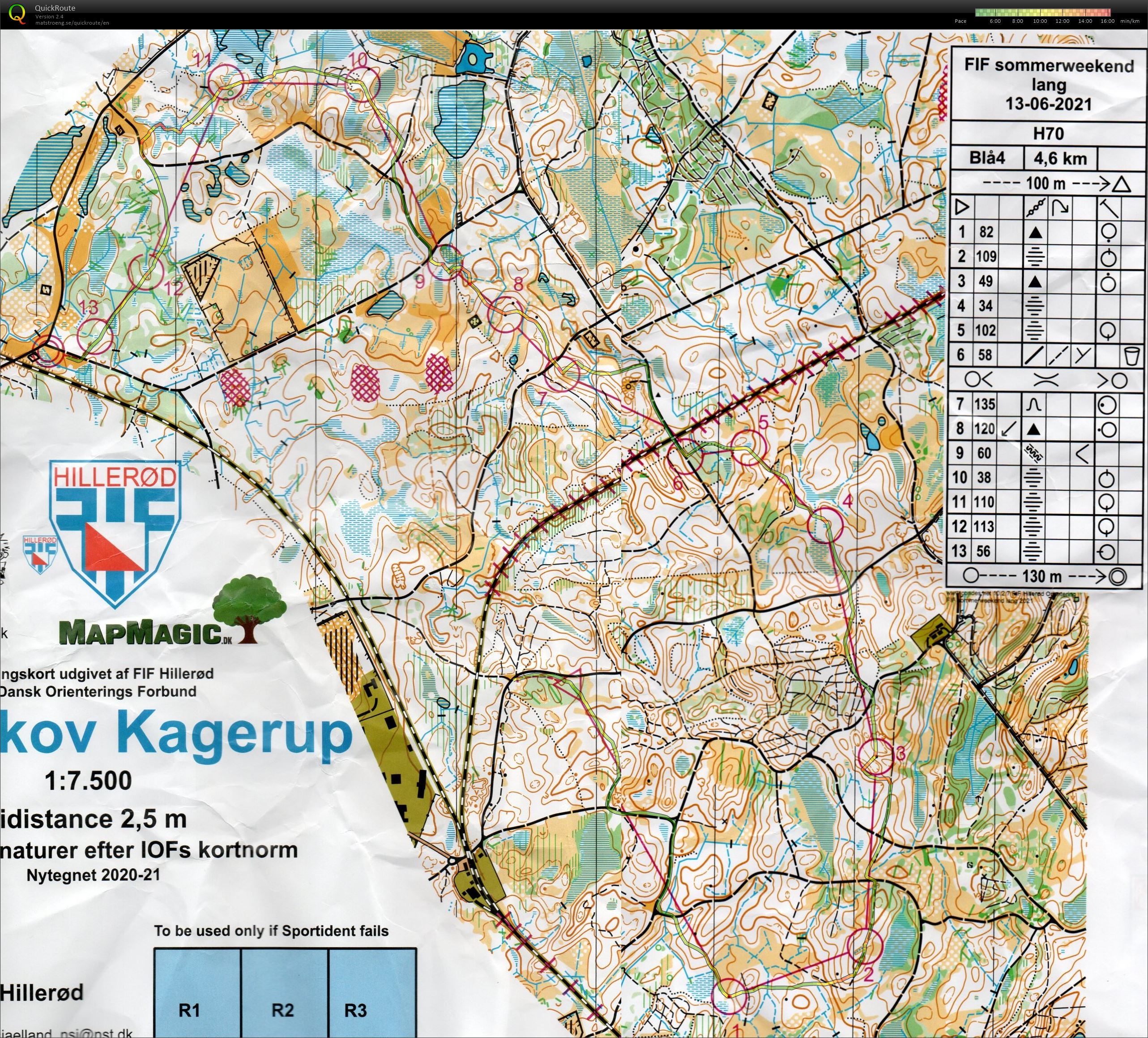 FIF Sommer weekend, lang, H70 (13-06-2021)