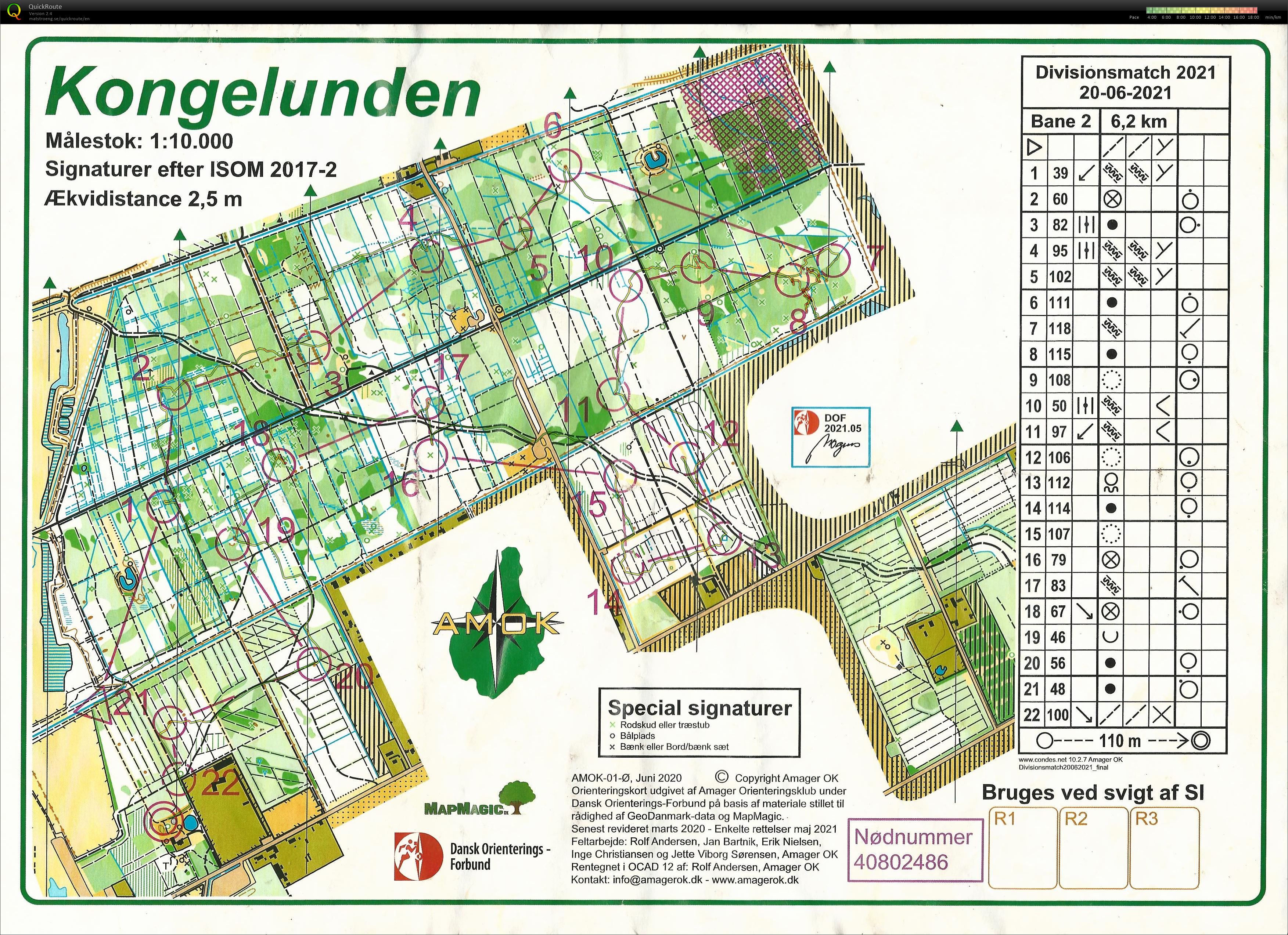 Divisionsmatch Kongelunden, Bane 2 (H40) (2021-06-20)