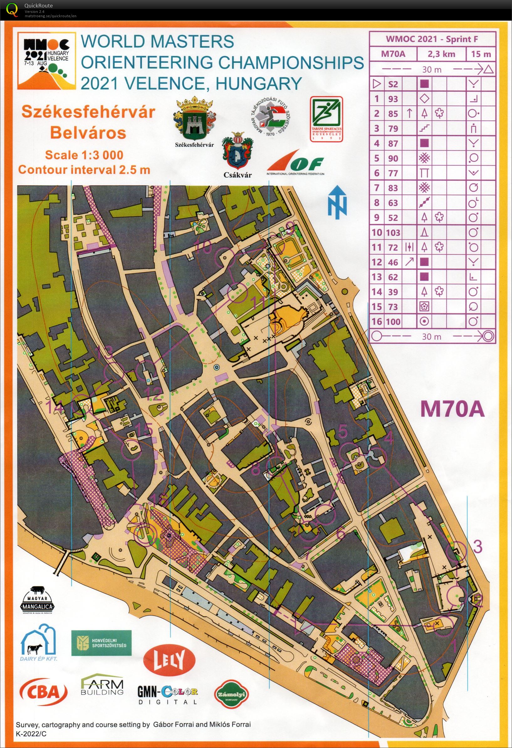 WMOC sprint finale M70A (2021-08-08)