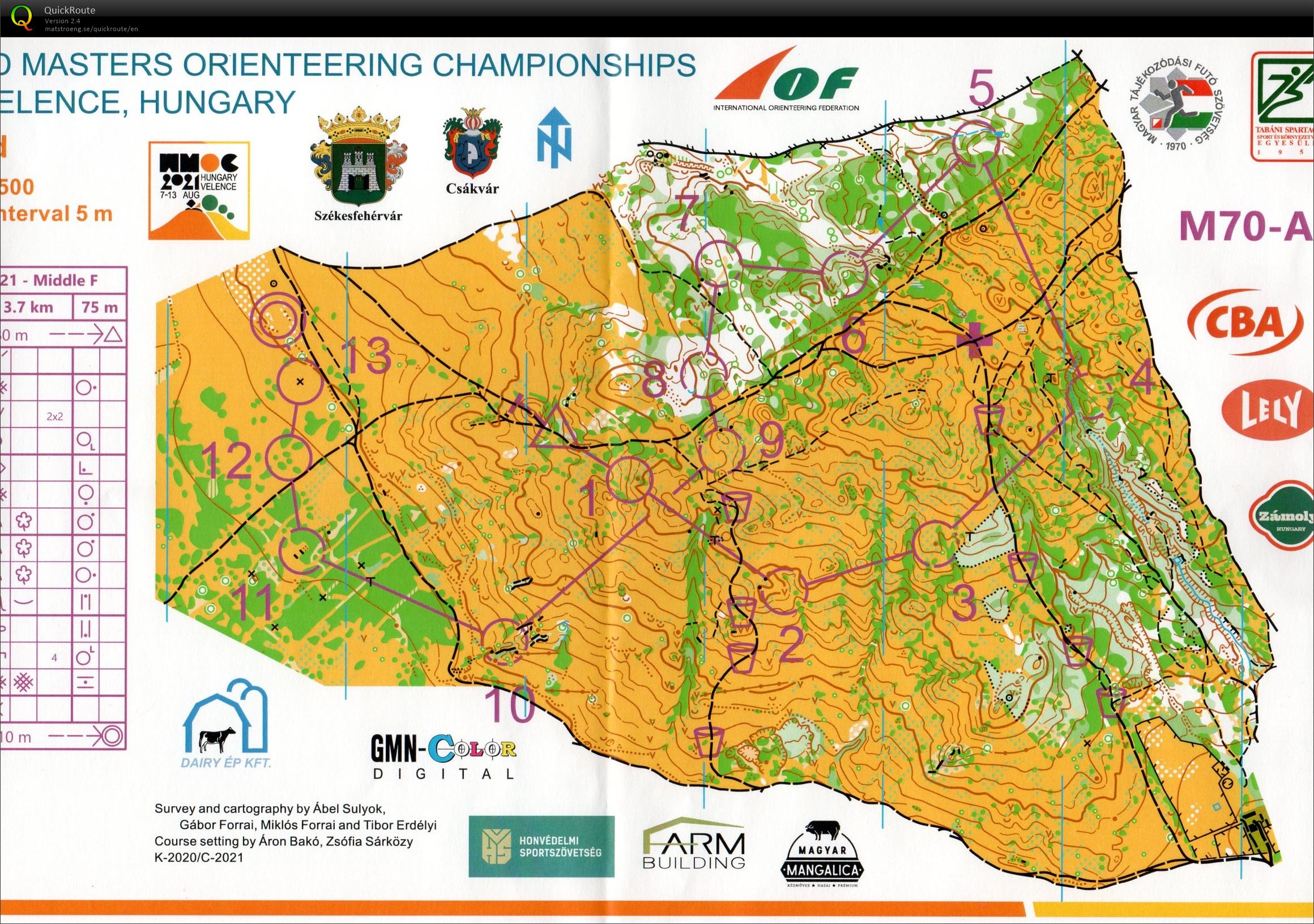 WMOC Middle Final M70A (11.08.2021)