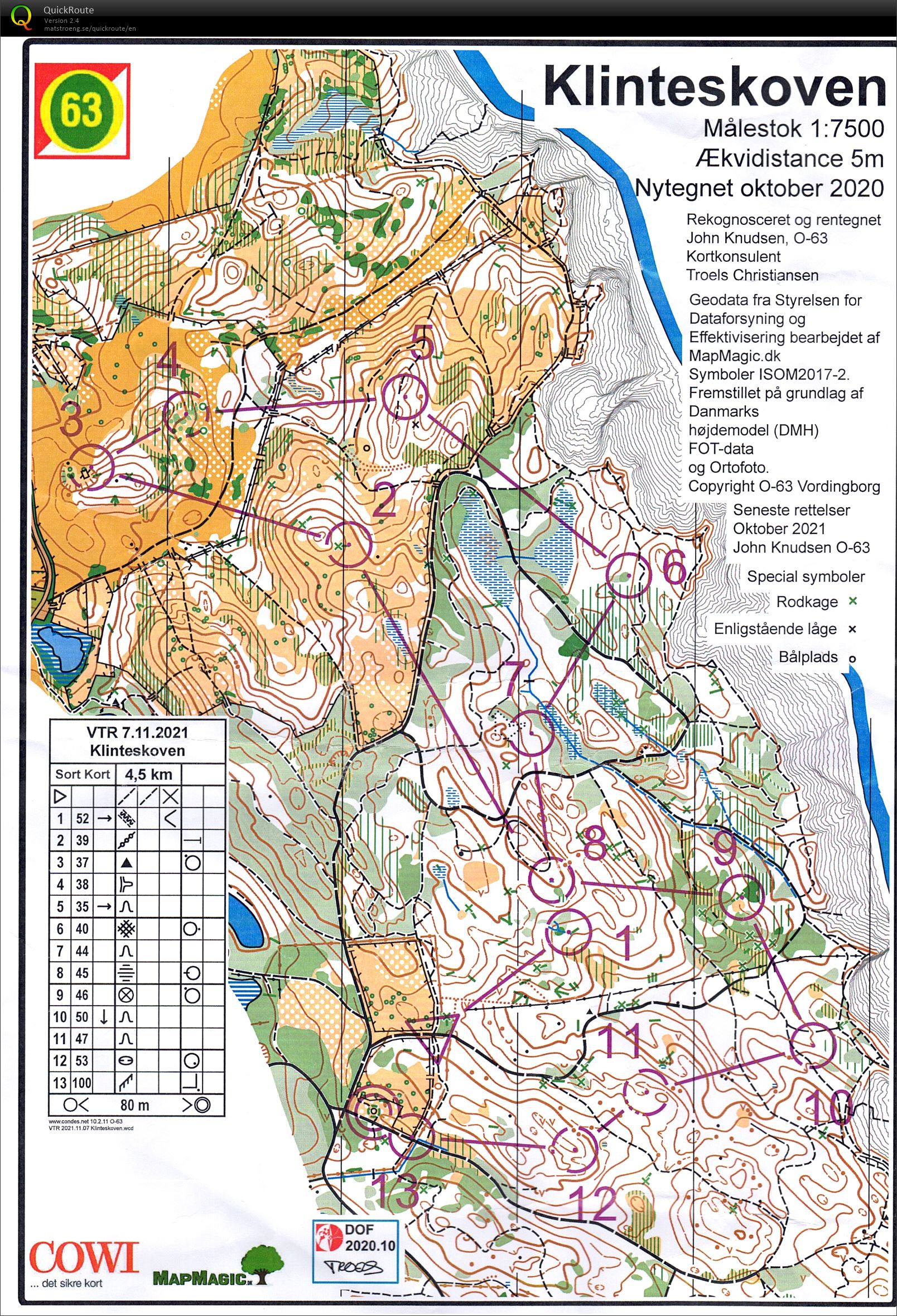 VTR Møns Klint (07-11-2021)