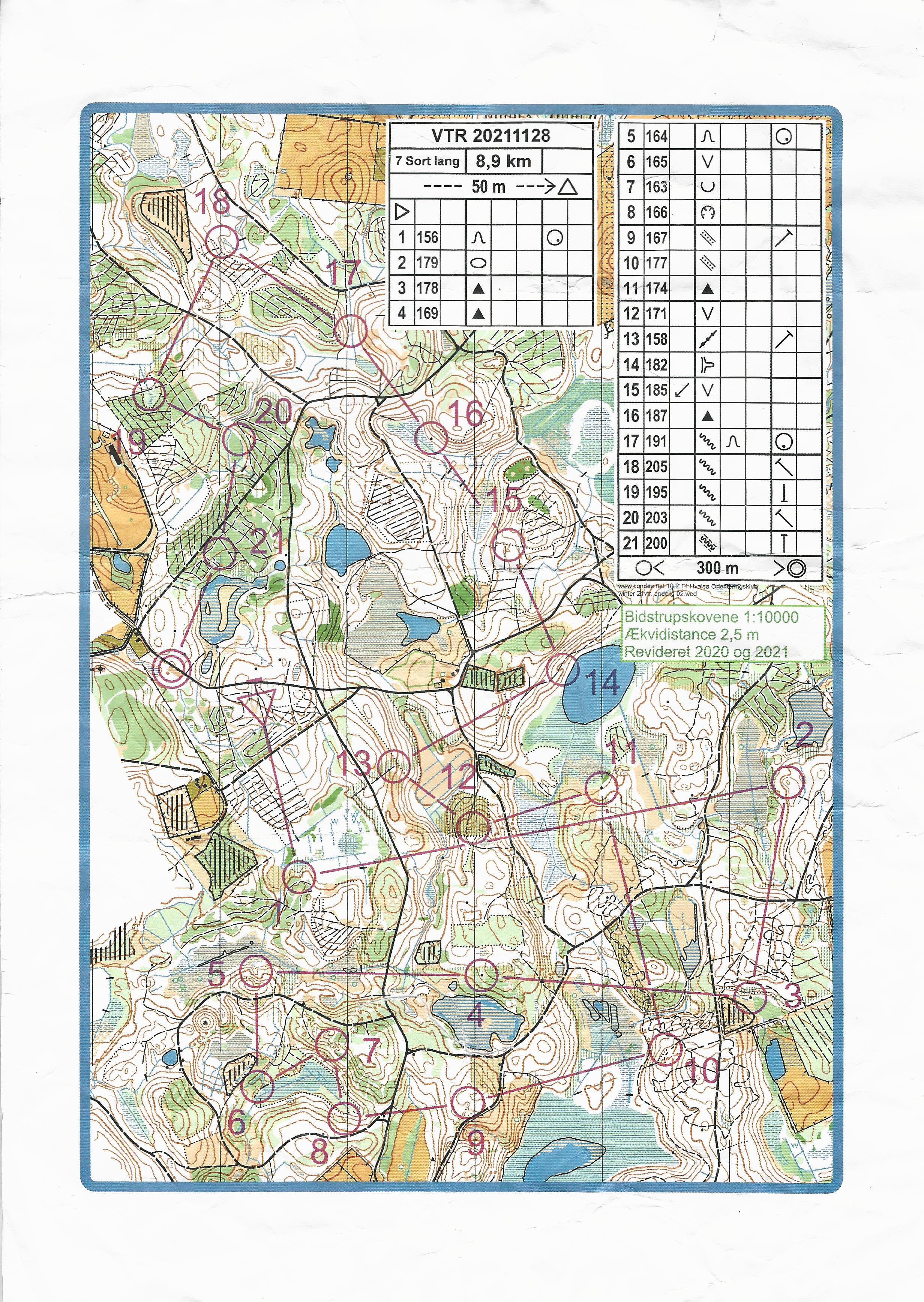 VTR, Bidstrup Skovene, Bane1 (28/11/2021)