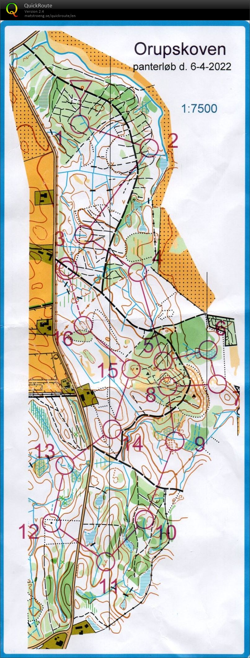 Grå Panterbane fra onsdag 6/4 (2022-04-09)