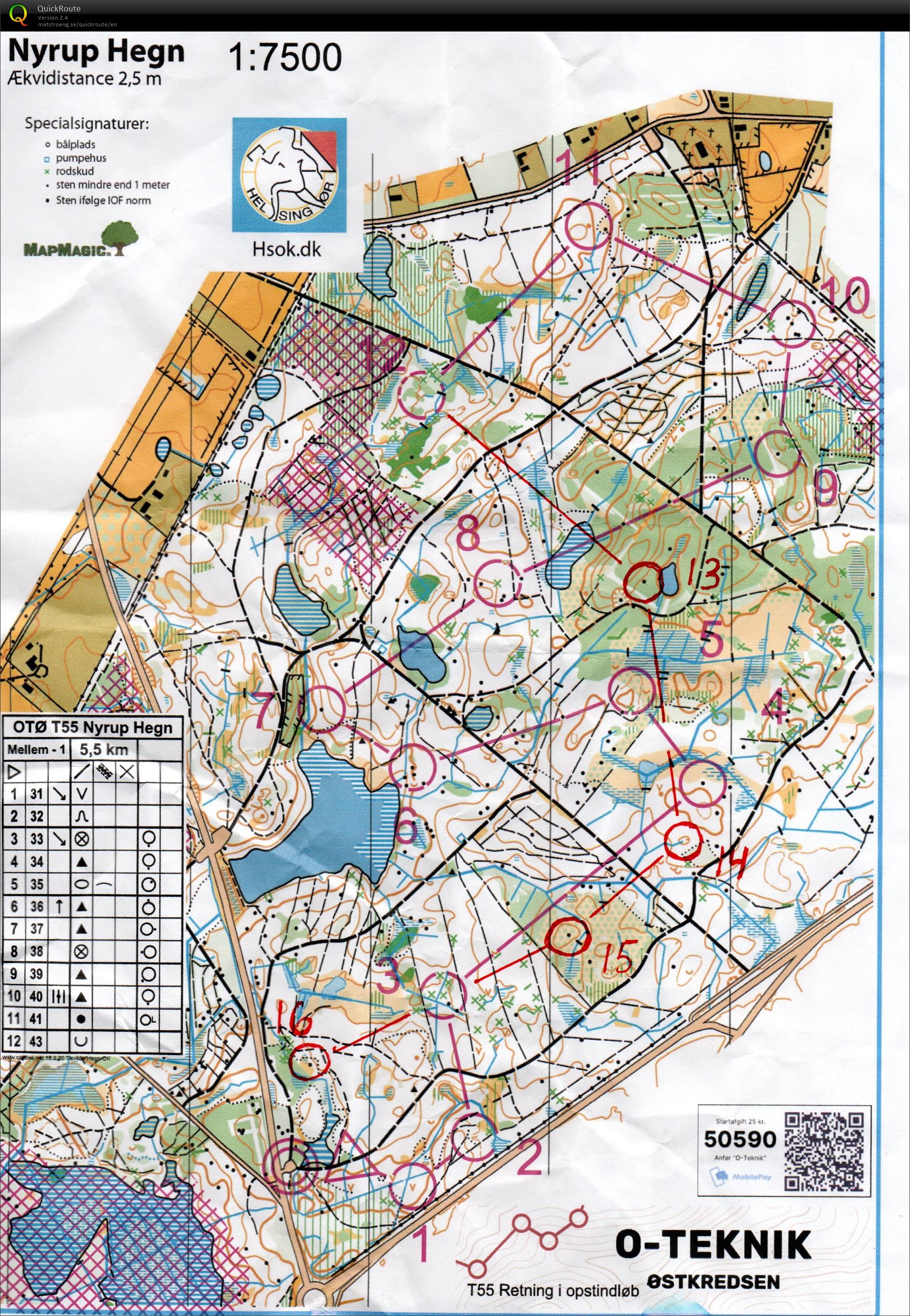 OTØ T55, Mellem bane (2022-07-30)