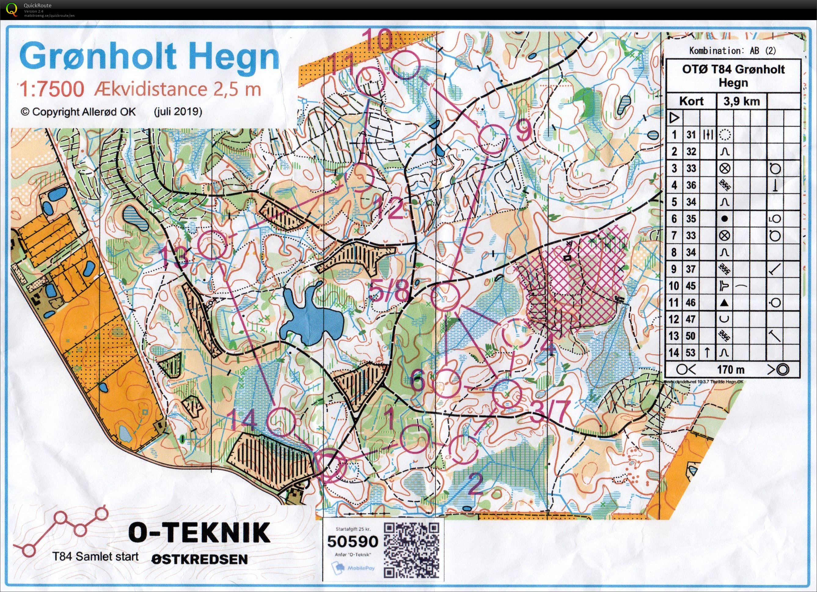 OTØ T84, Kort bane (04-03-2023)