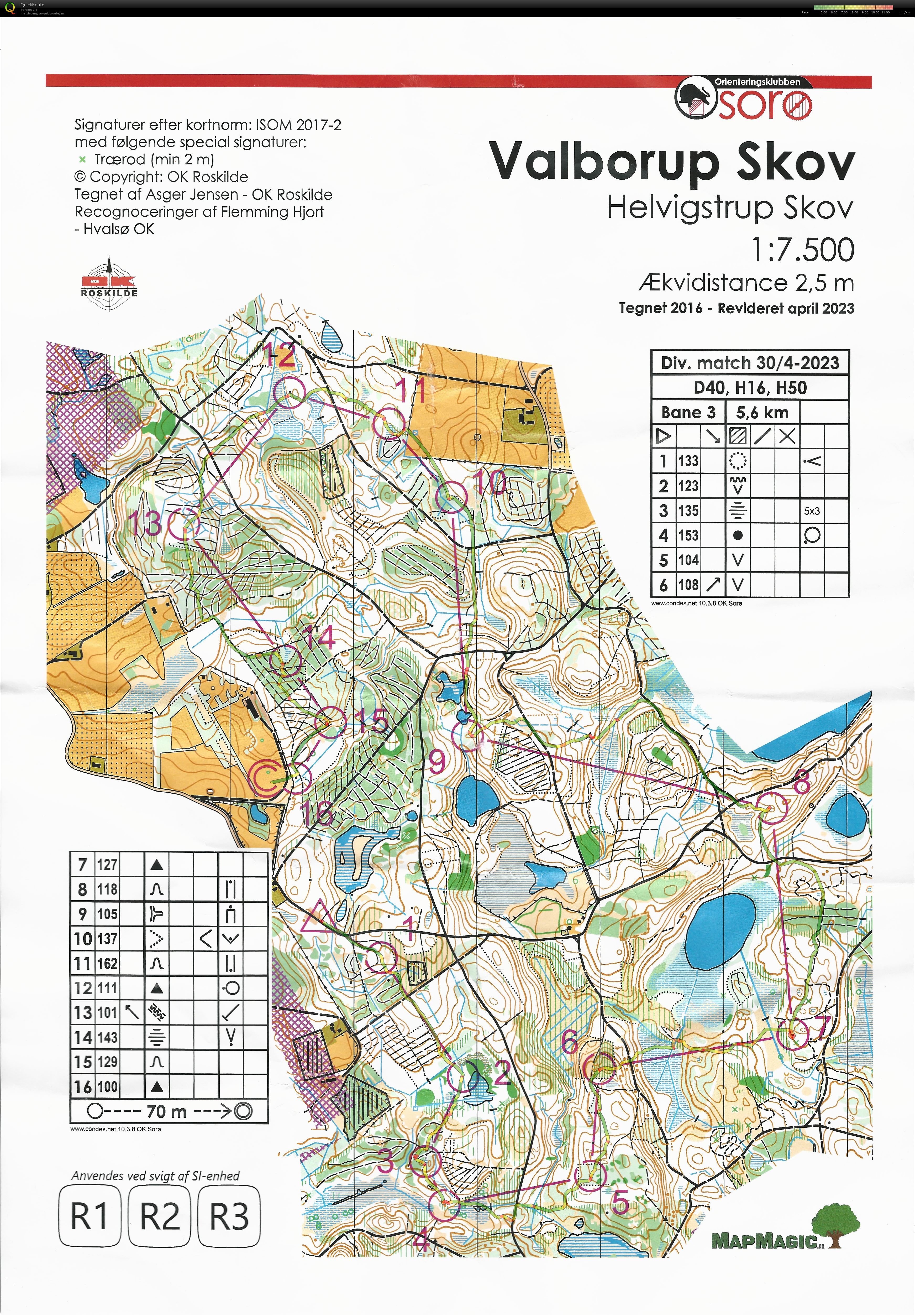 Divisionsmatch Valborup Skov, H50 (30/04/2023)