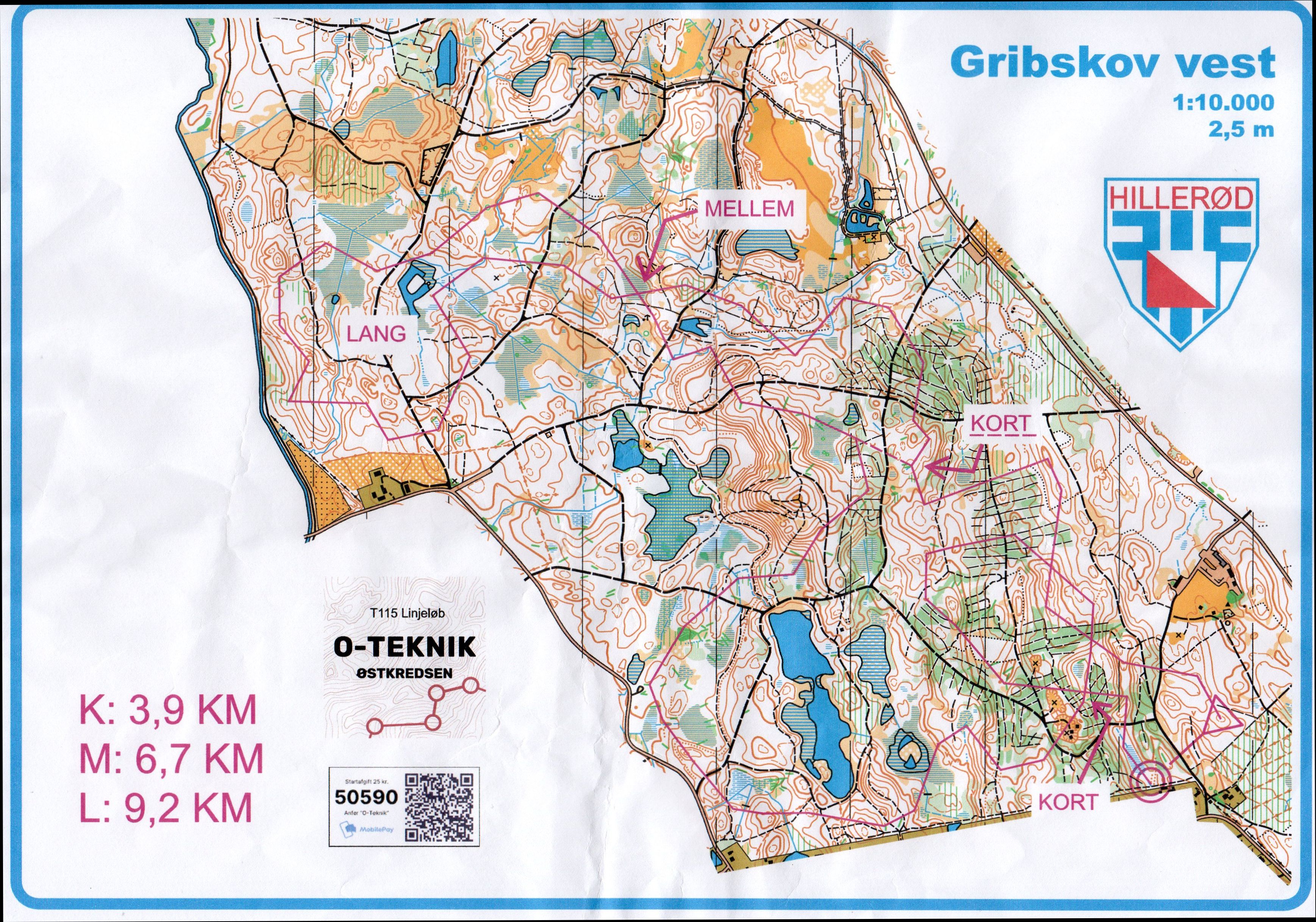 OTØ, T115, Linieløb (18.11.2023)