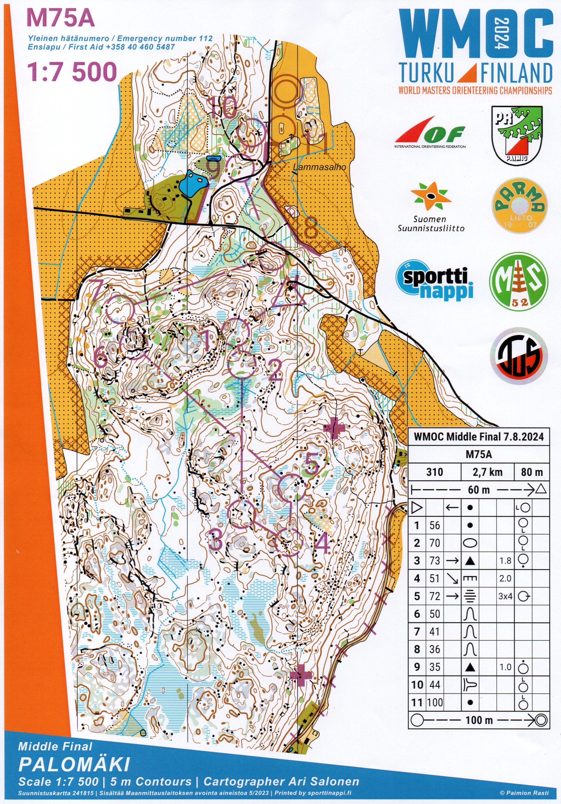 WMOC Middle Final M75A (07-08-2024)