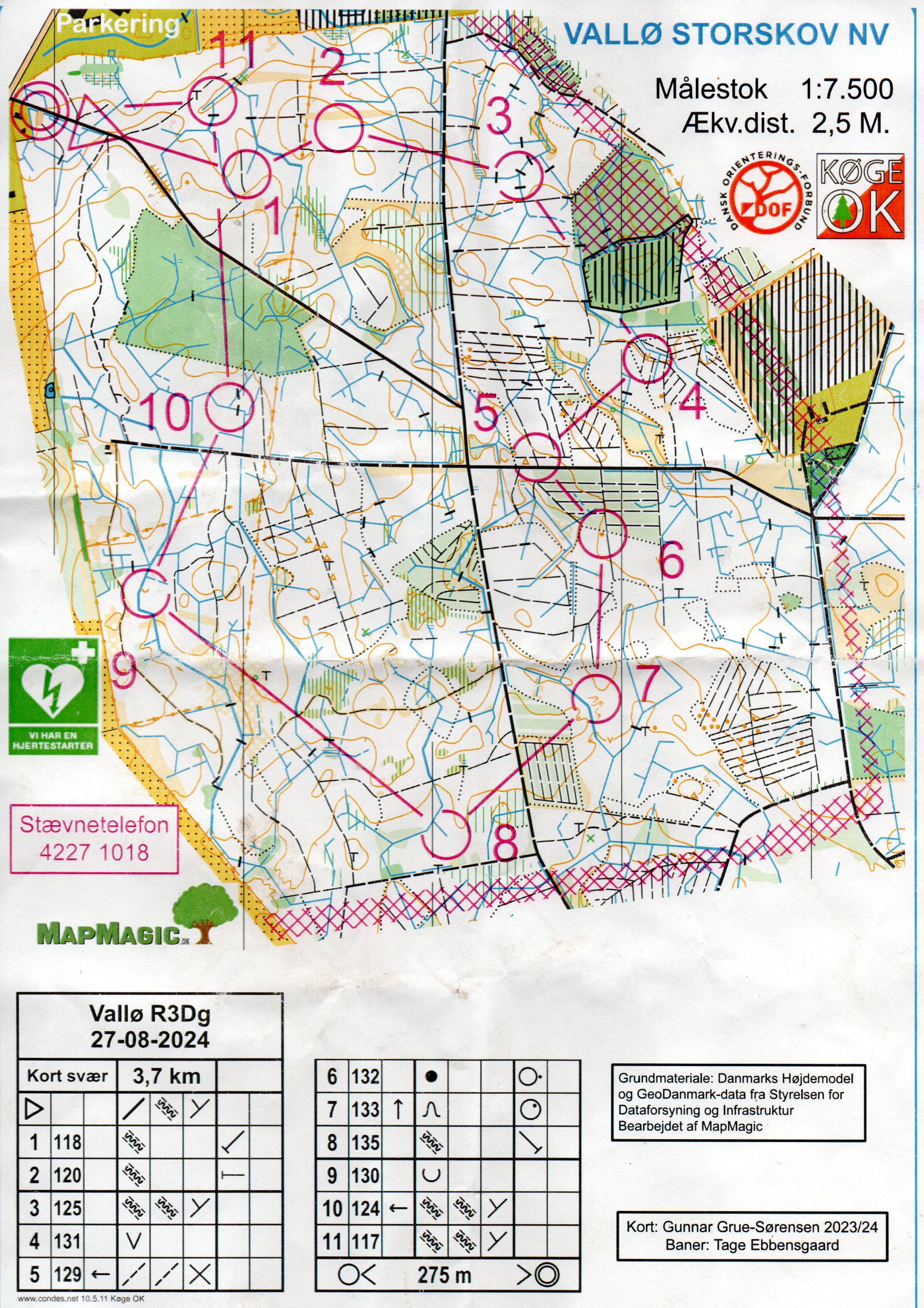 Roskilde 3-dages 3. etape, Bane 2 (2024-08-27)