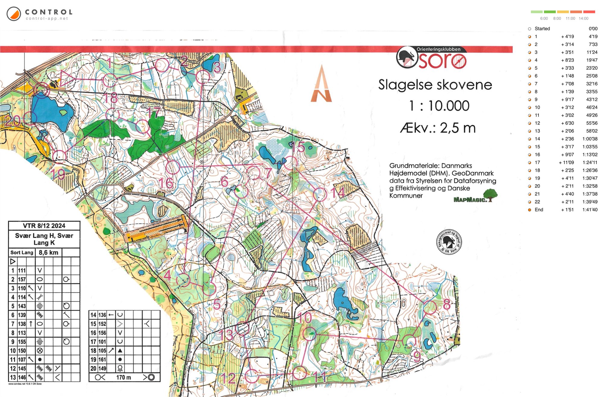 VTR sort lang Slagelse skovene (08/12/2024)