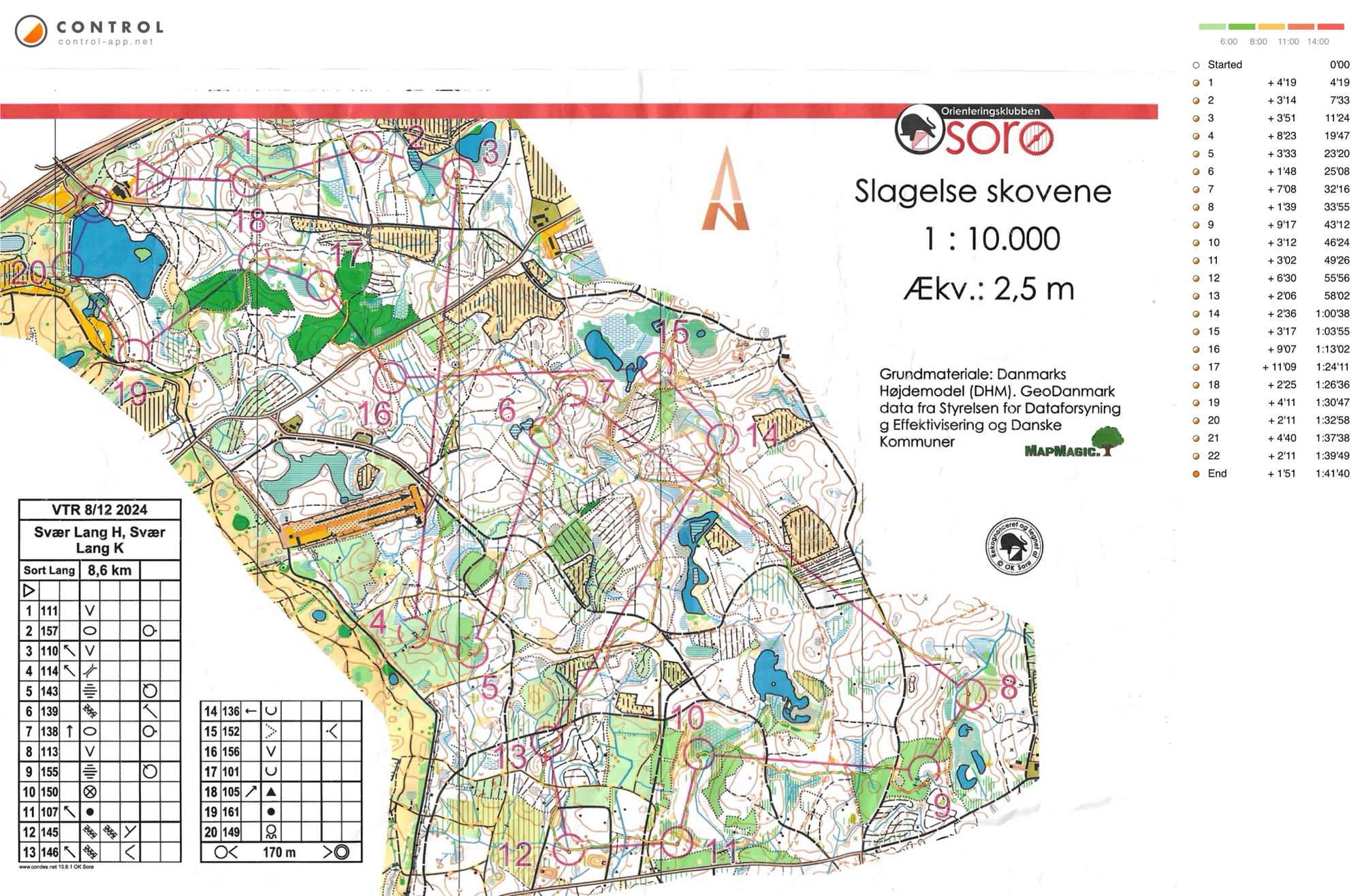 VTR sort lang Slagelse skovene (08/12/2024)