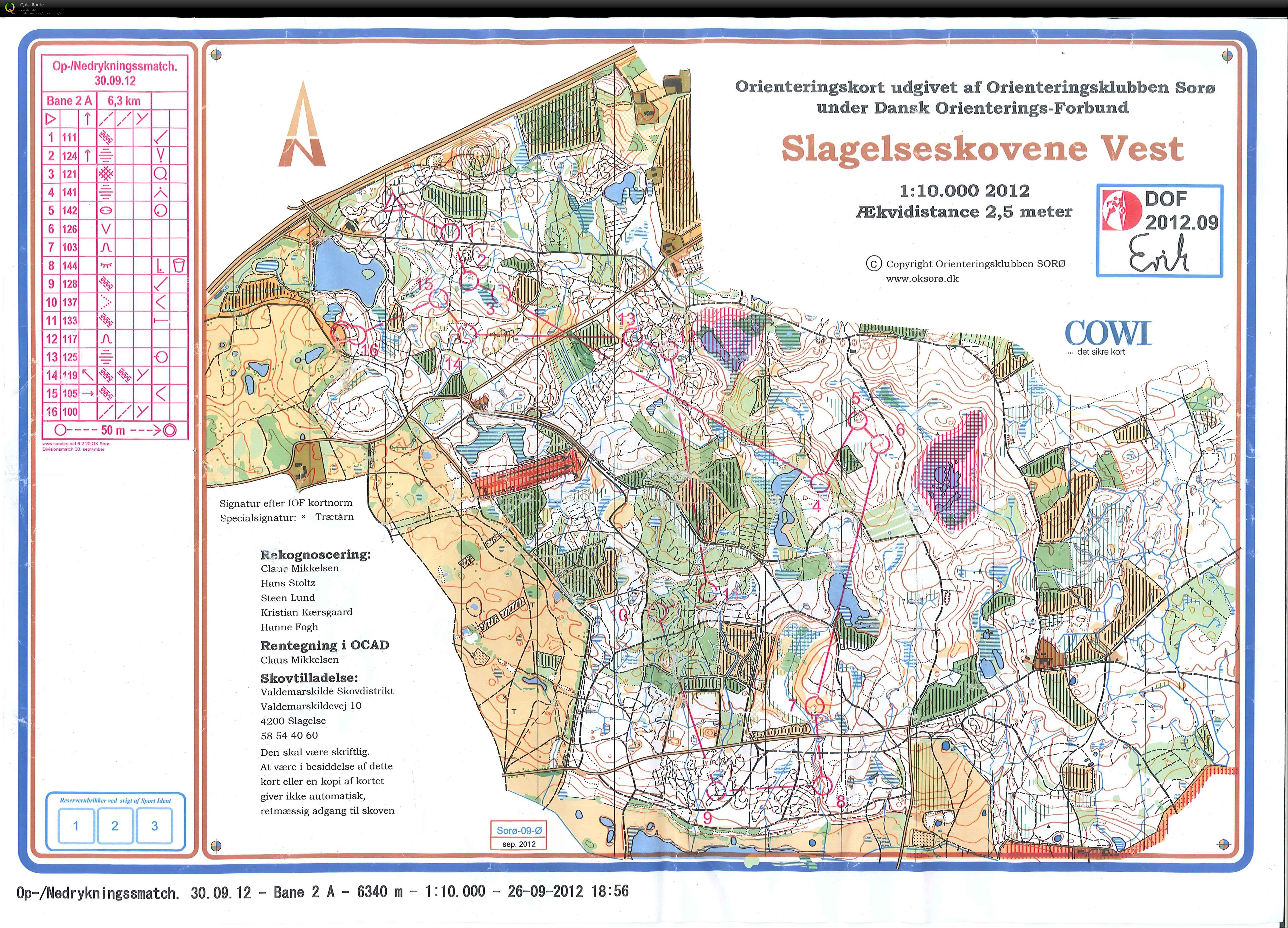 Slagelseskovene Vest - put&run 2A (30.09.2012)