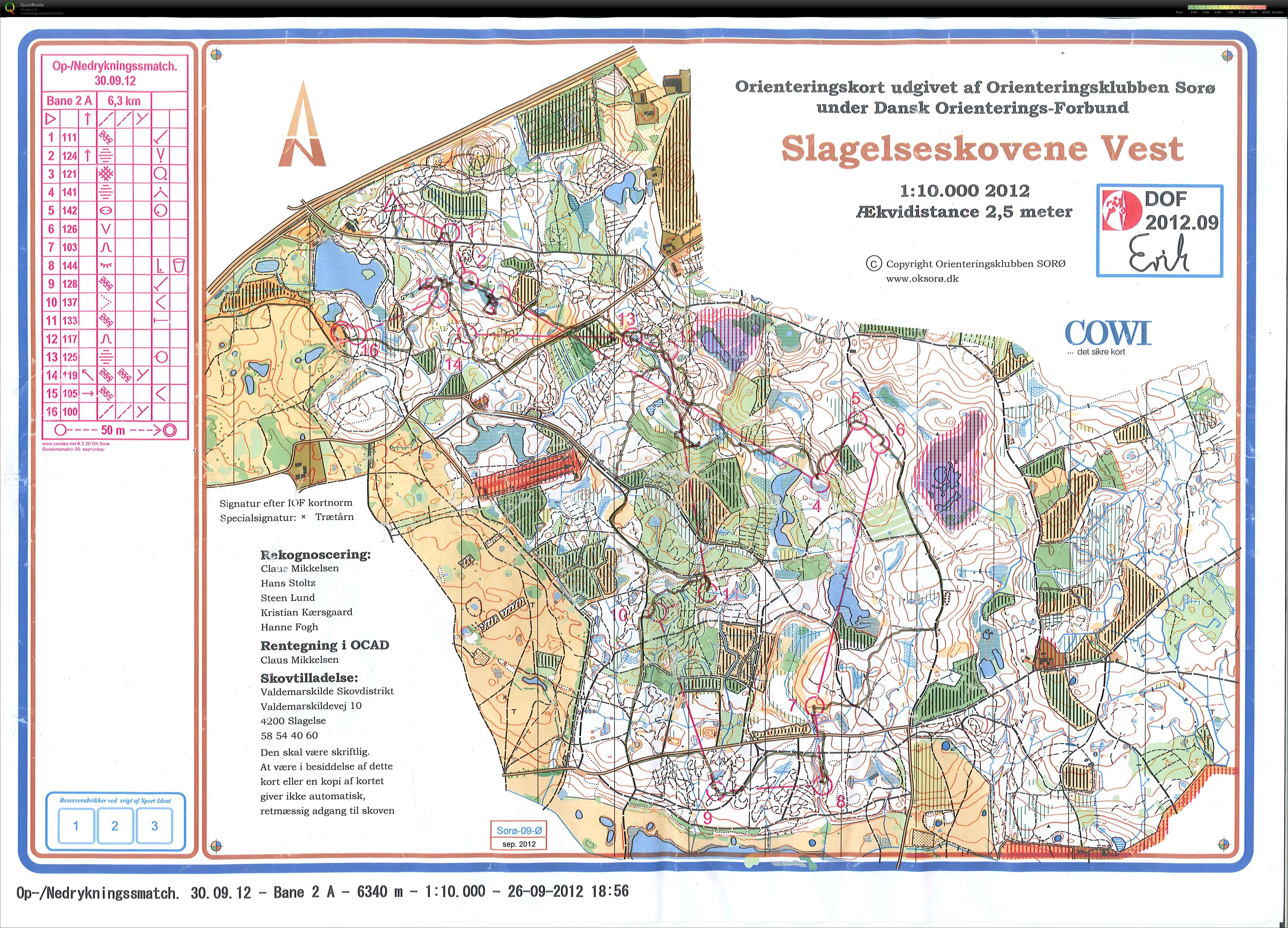 Slagelseskovene Vest - put&run 2A (2012-09-30)