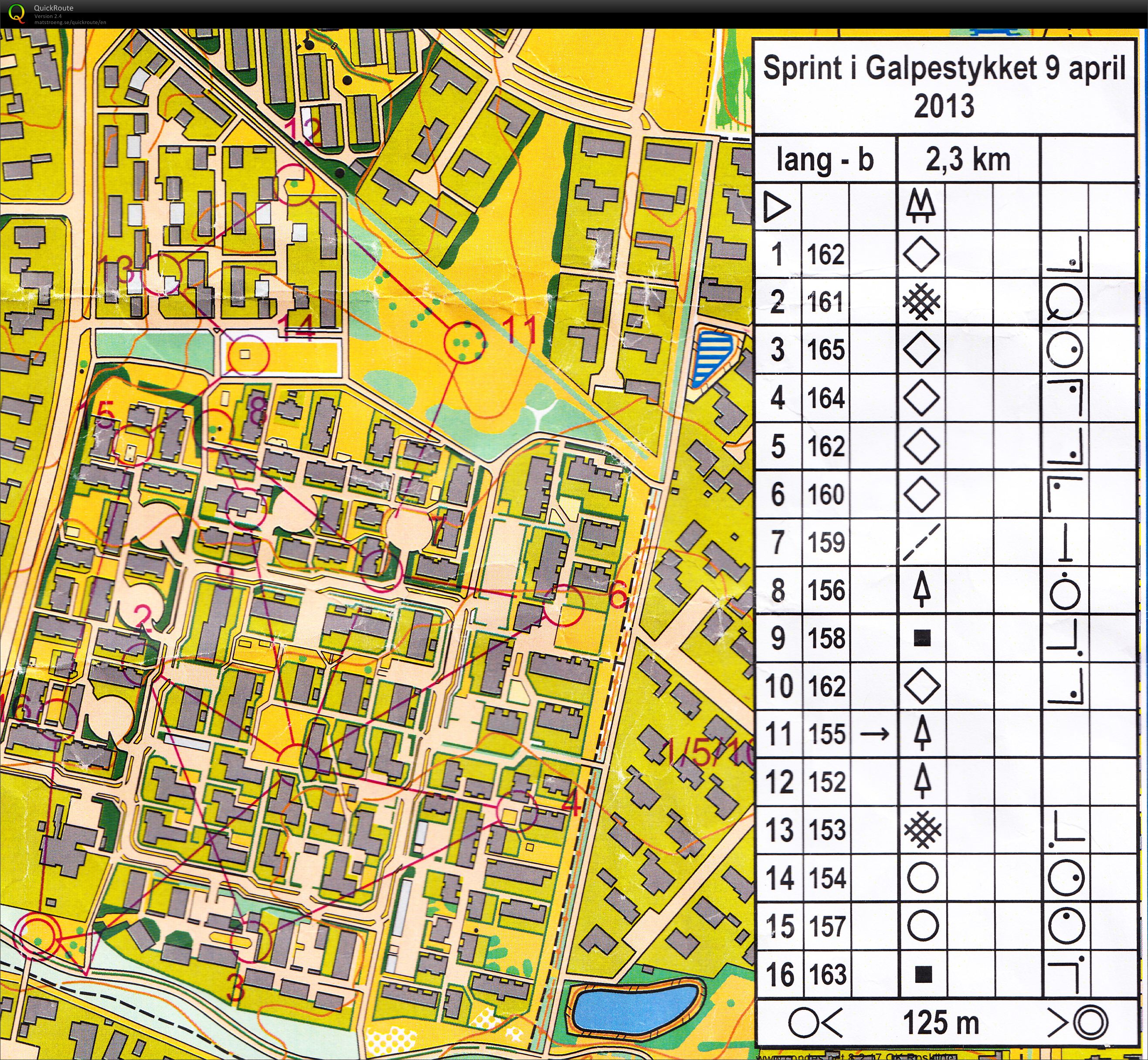 Sprinttræning - Galpestykket (2013-04-09)