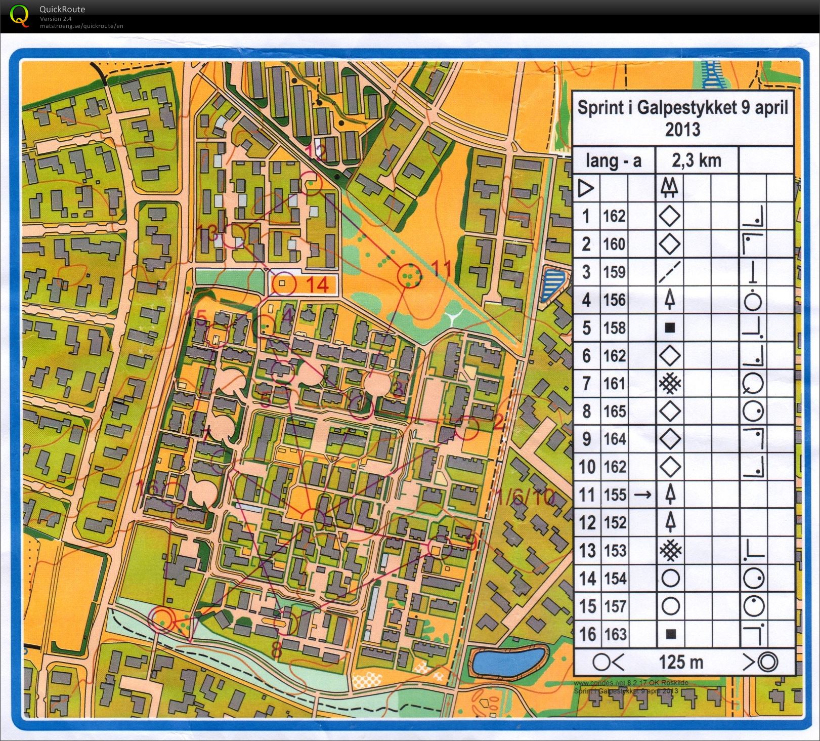 Sprint i Galpestykket (09/04/2013)